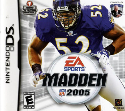 Used Madden NFL 2005 DS Video Game - Authentic NFL Football Experience for Nintendo DS - Perfect for Sports Fans and Retro Gaming Collectors