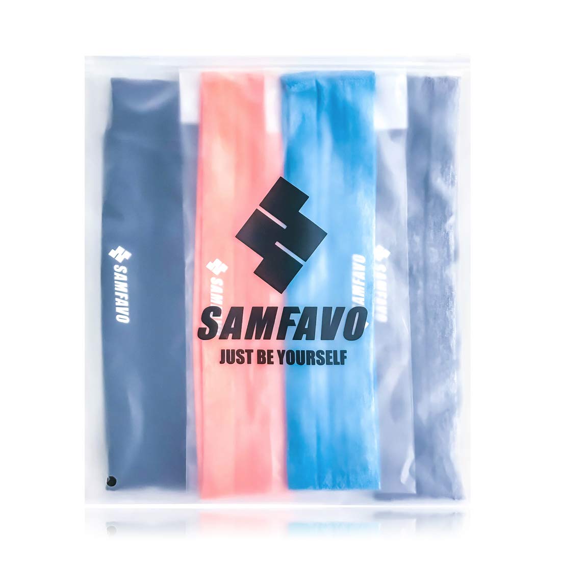 Sports Headbands for Women & Men - Moisture Wicking Workout Headbands - Non-Slip Sweatbands for Running, Fitness, Yoga, Basketball & Gym - Stay Dry & Comfortable During Intense Workouts