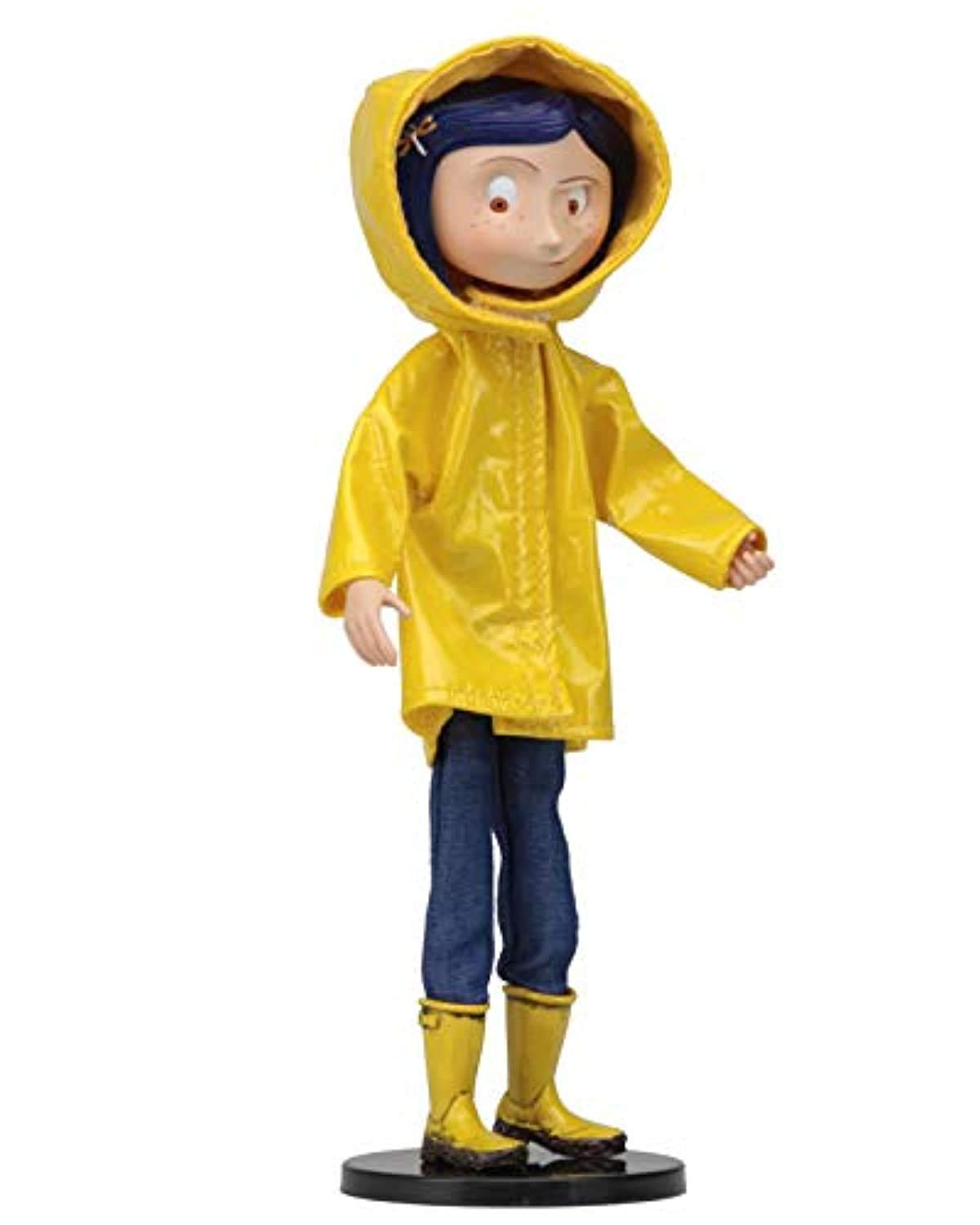 NECA 49503 Coraline Fashion Doll with Yellow & Blue Outfit - Collectible Movie Character Toy for Kids & Adults | Perfect Gift for Birthday, Halloween, Christmas | Stop-Motion Animation Film Collectible | Ideal for Display, Movie Nights, Home Decor, Bedroom Decor, Themed Parties, Fan Conventions | Great for Cosplay, Animation Collector Showcases & Fan Gatherings | Use for Kids' Room Decor, Themed Collections & Animation Enthusiast Events