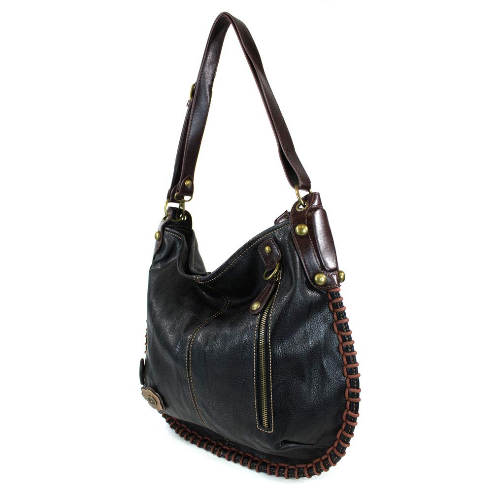 CHALA Convertible Crossbody & Shoulder Handbag - Large Purse for Women in Black | Perfect for Work, Travel & Everyday Use
