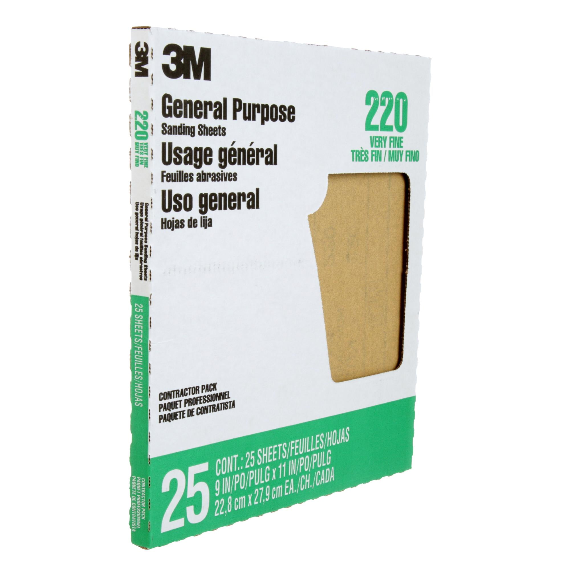 3M Aluminum Oxide Sandpaper 99401NA M, 9