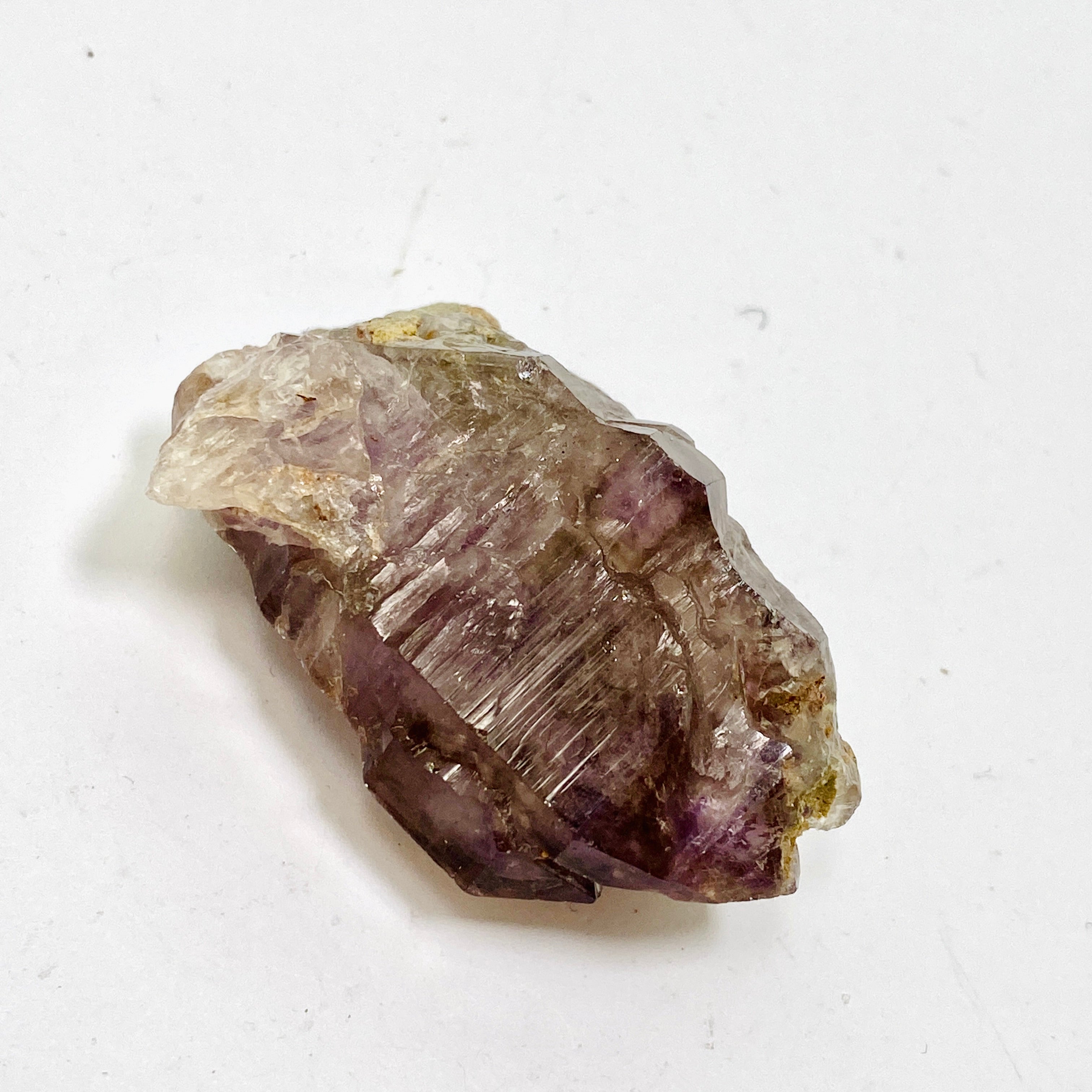 Natural Smokey Amethyst Elestial Crystal with Unique Inclusions - Similar to Super Seven & Brandberg (CR3732) - Perfect for Meditation, Energy Healing & Crystal Collection