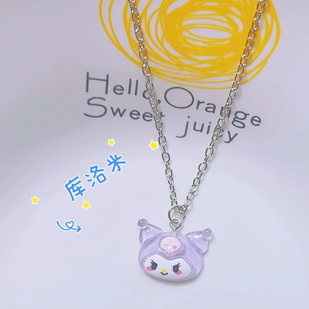 Halloween Orange Sweet Juicy Necklace - Fun & Playful Fruit Jewelry for Costume Parties, Cosplay, and Festive Accessories