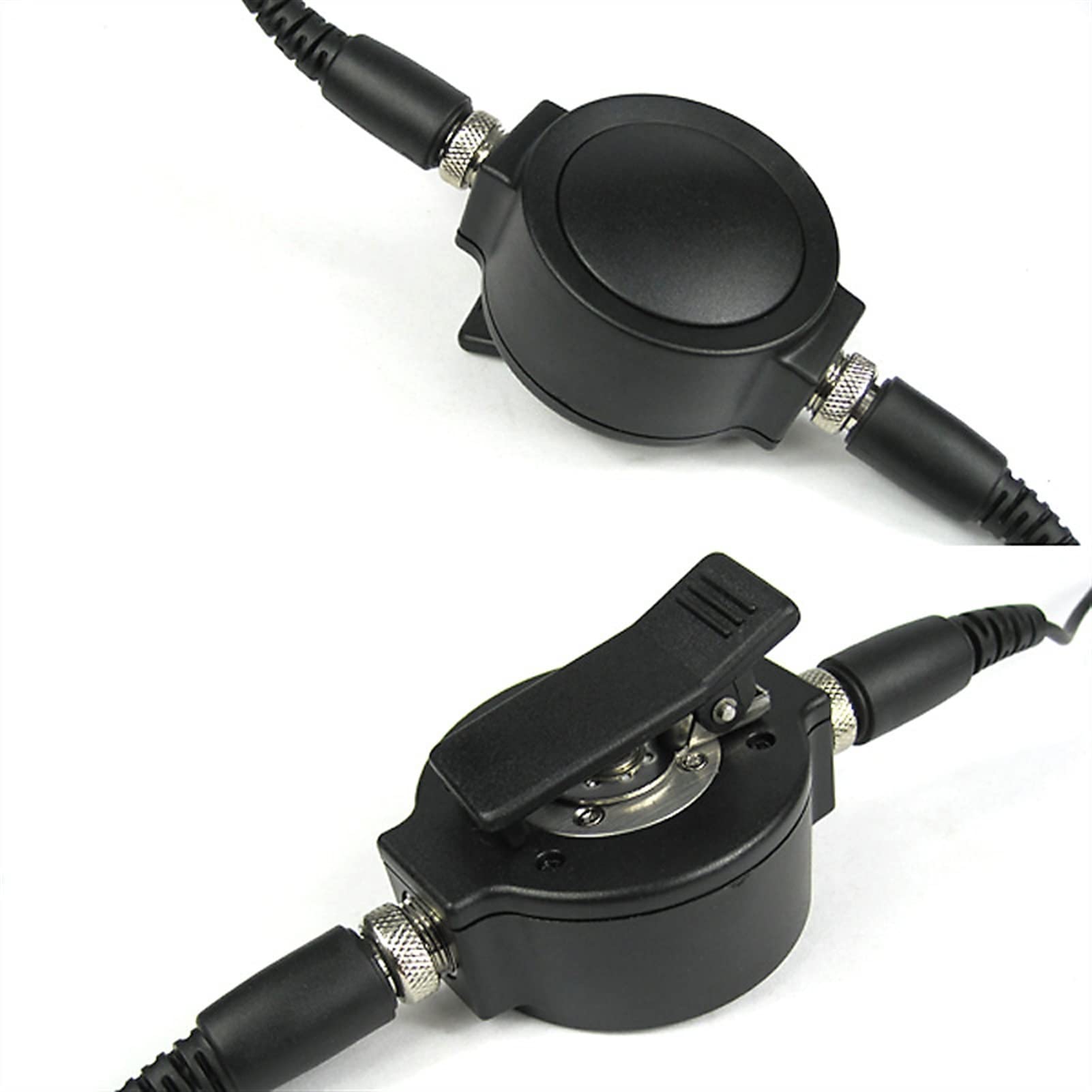 ARSMI Tactical Throat Microphone - Noise Cancelling Headset for Kenwood Two-Way Radios | Perfect for Military, Security, Construction & Outdoor Adventures