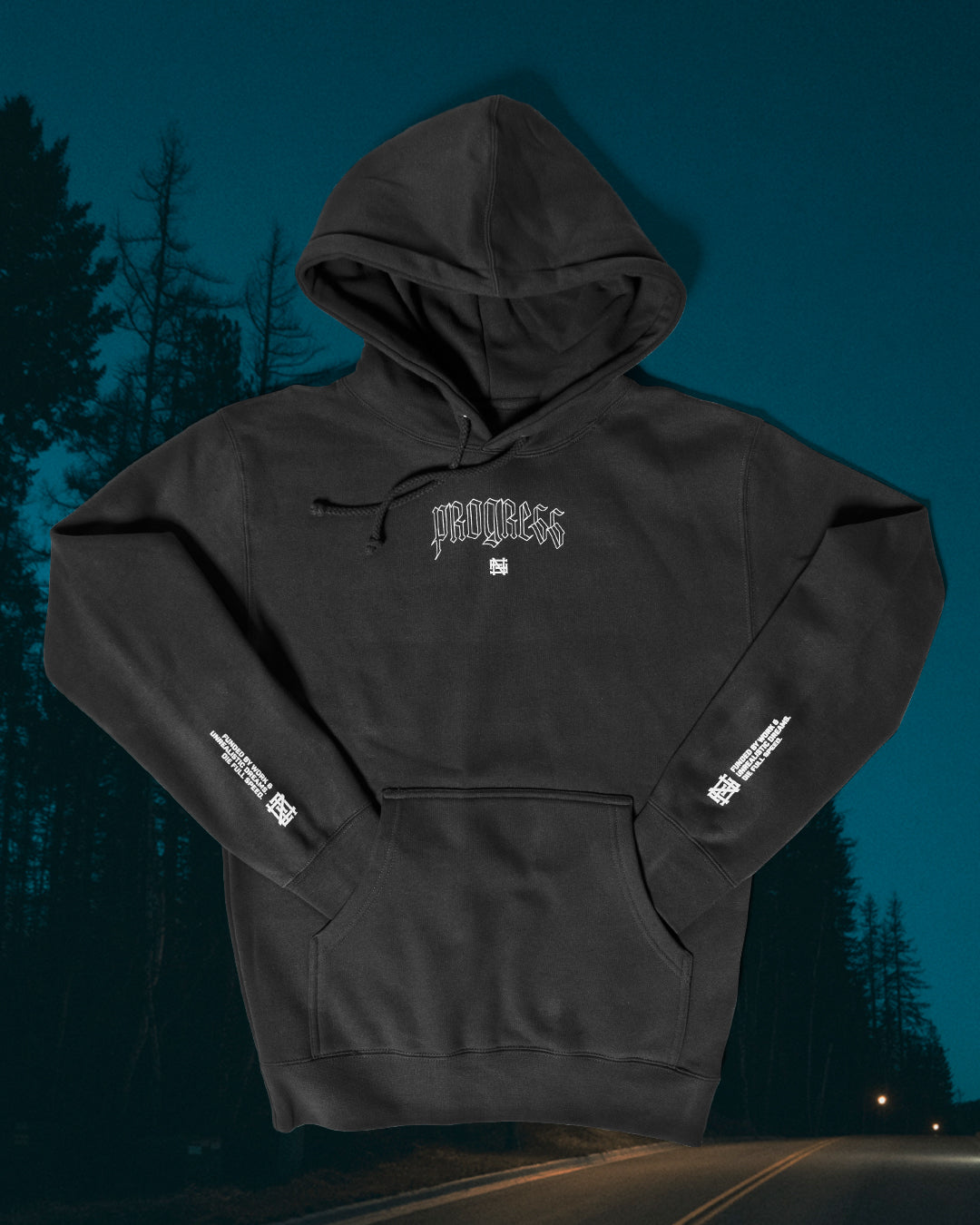 Premium MANTRA HOODIE for Men & Women - Soft Cotton Black Pullover Hooded Sweatshirt | Streetwear, Casual Wear, Gym & Lounge Outfit