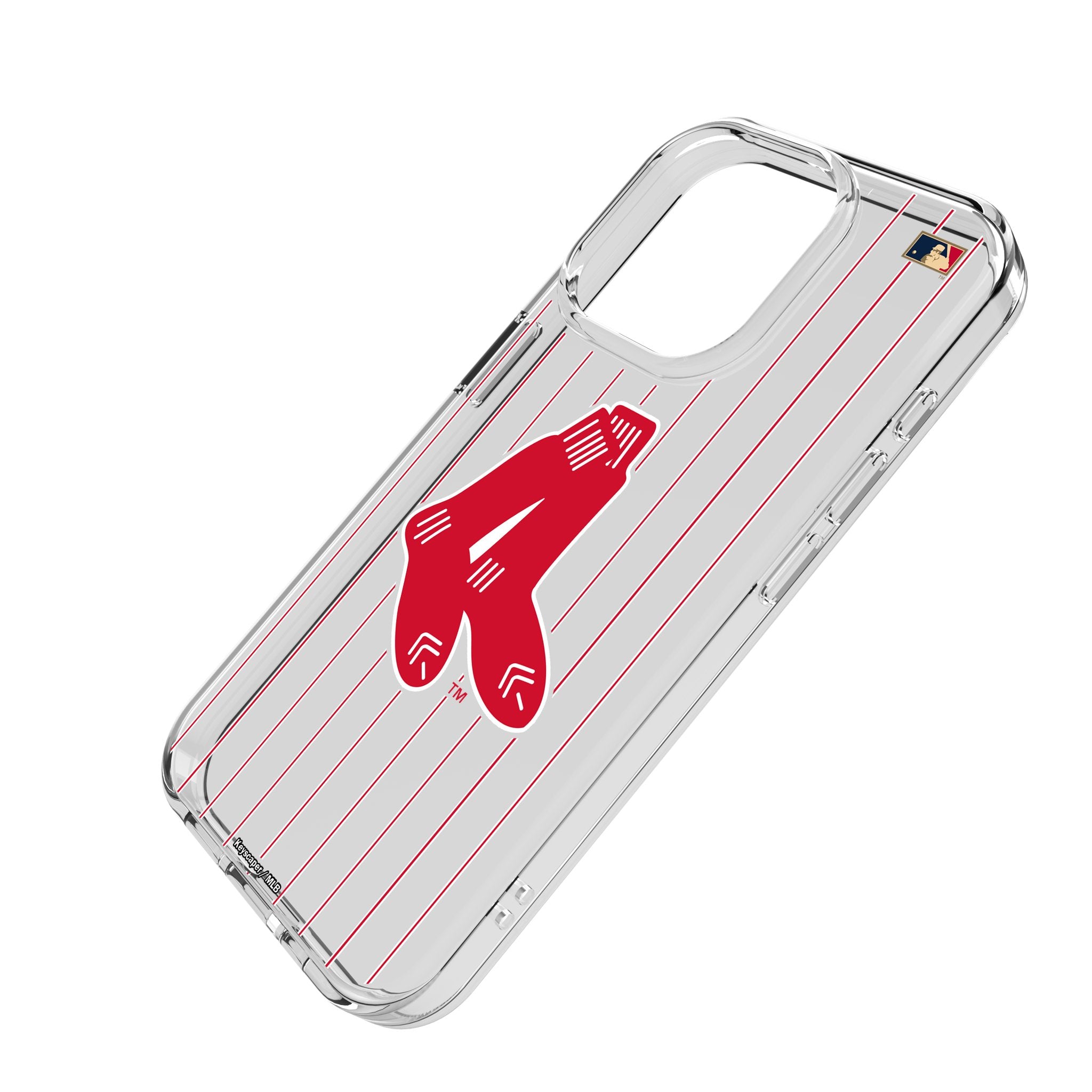 Boston Red Sox 1924-1960 Cooperstown Collection Pinstripe Clear iPhone Case - Perfect for Baseball Fans & Game Day Protection