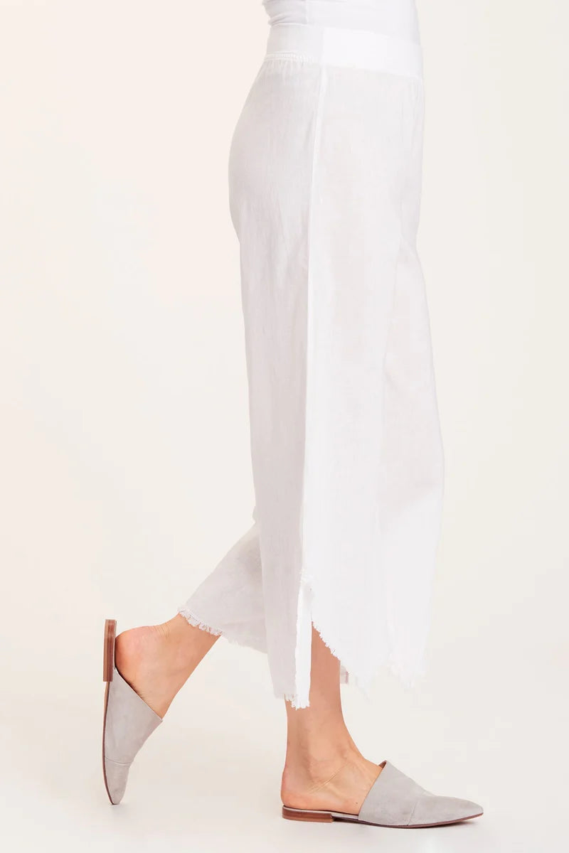 Astri Women's White Pants - High Waisted Stretch Comfort Fit for Work, Casual & Travel