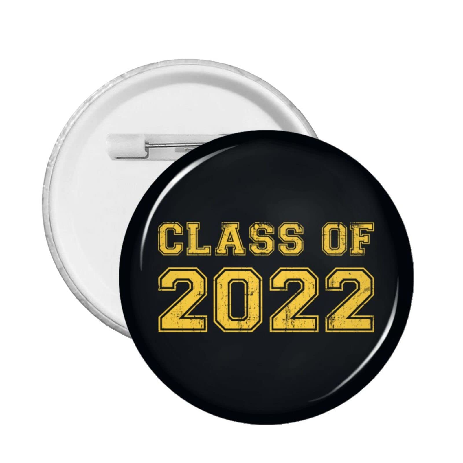 Class of 2022 Vintage Graduation Pin Badge - Round Collectible Brooch for Men & Women - Perfect for Caps, Backpacks & Jackets - Graduation Gift & Keepsake (1 Piece)