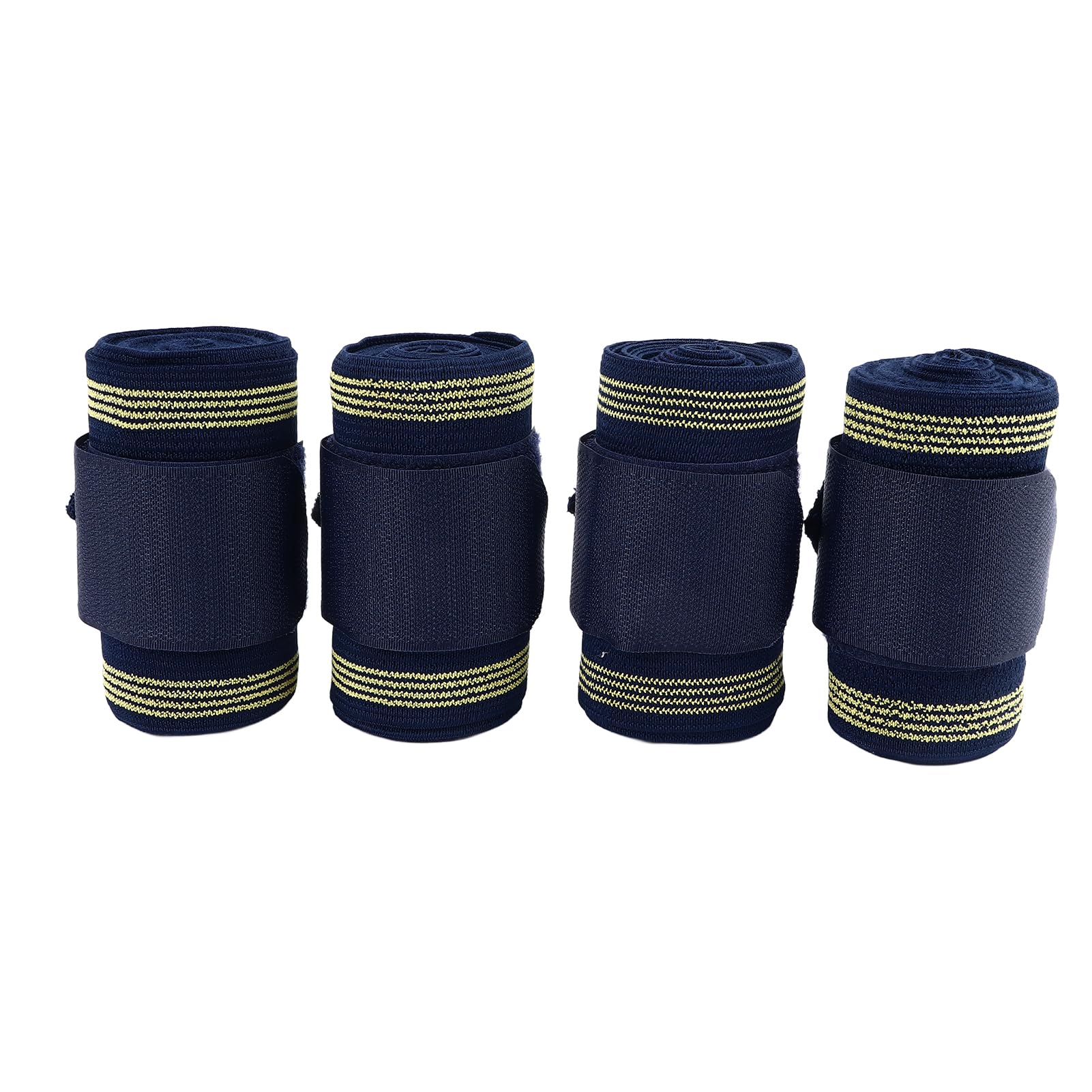 Kelepu Horse Leg Guards - 2 Pairs Front & Back Leg Wraps for Protection, Comfort & Fly Prevention | Durable Stable Boots for Riding, Training & Show Jumping | Perfect for Equestrian Sports, Trail Riding & Horse Care