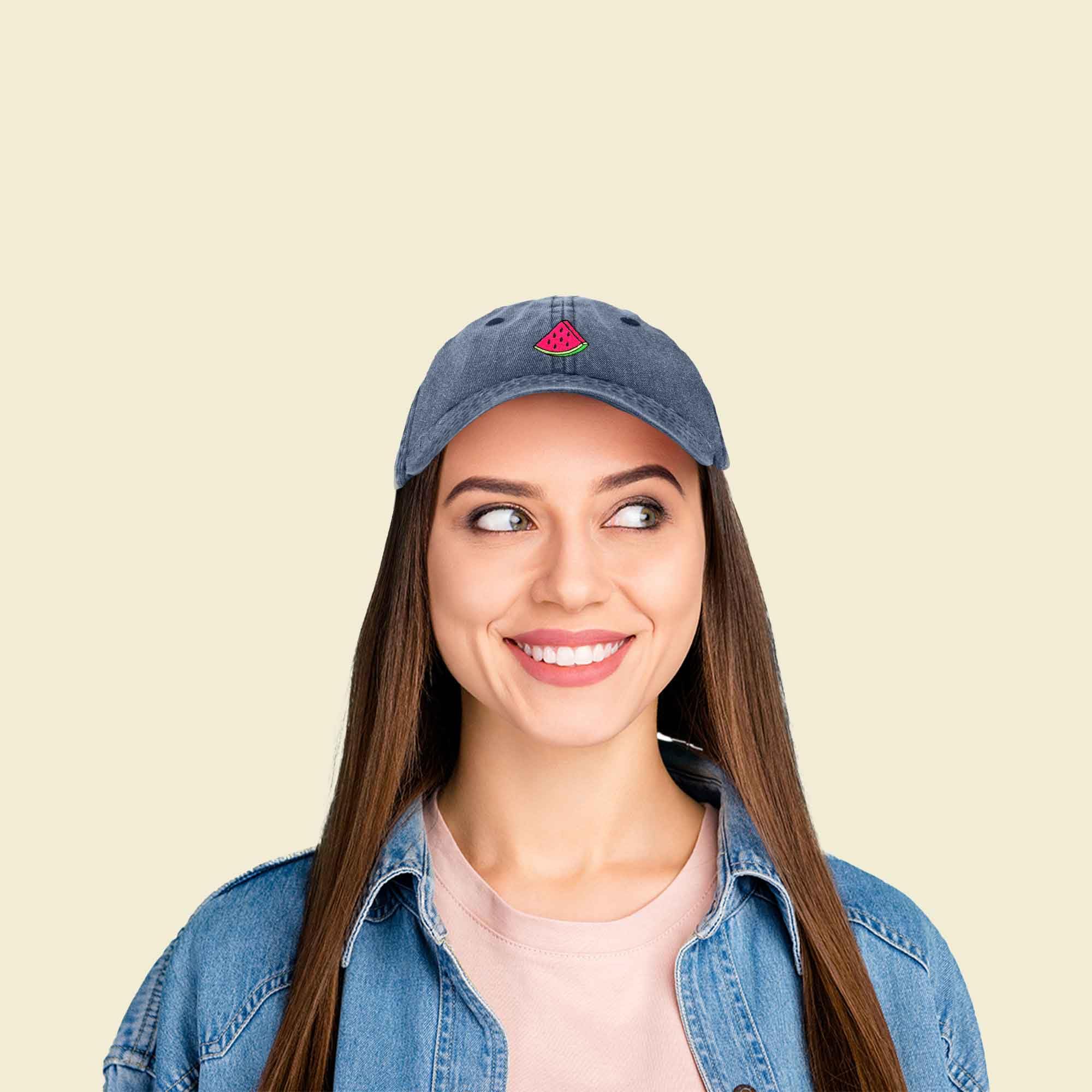 DALIX Embroidered Watermelon Baseball Cap for Women - Cute Summer Fruit Lovers Hat - Perfect for Beach, Picnic, and Outdoor Activities