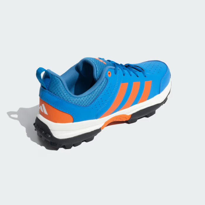 Adidas Crinu 24 Men's Cricket Shoes - Bright Blue/True Orange/Cloud White/Core Black | Lightweight & Durable for Professional Matches & Training