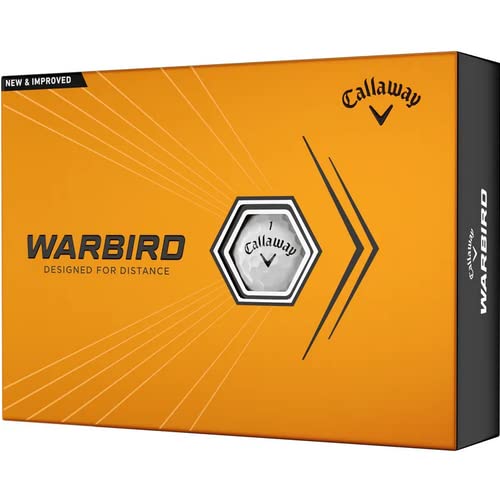 Callaway Golf 2023 Warbird AlignXL Golf Balls - High Performance Golf Balls for Distance & Control | Perfect for Driving Range, Course Play & Tournament Competition