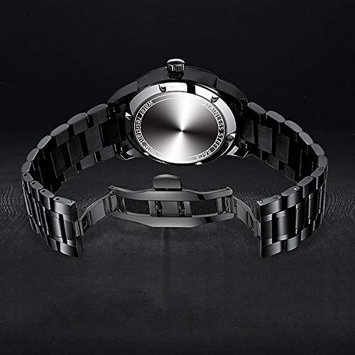 Stainless Steel Car Wheel Watch with Japanese Quartz Movement - Waterproof Sports Wristwatch for Men - Perfect for Racing Enthusiasts & Car Lovers - Ideal for Driving, Motorsport Events & Everyday Wear