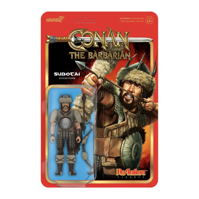 Super7 Conan W1 ReAction Figure - Subotai Collectible Toy | Perfect for Display, Gifts & Action Figure Enthusiasts