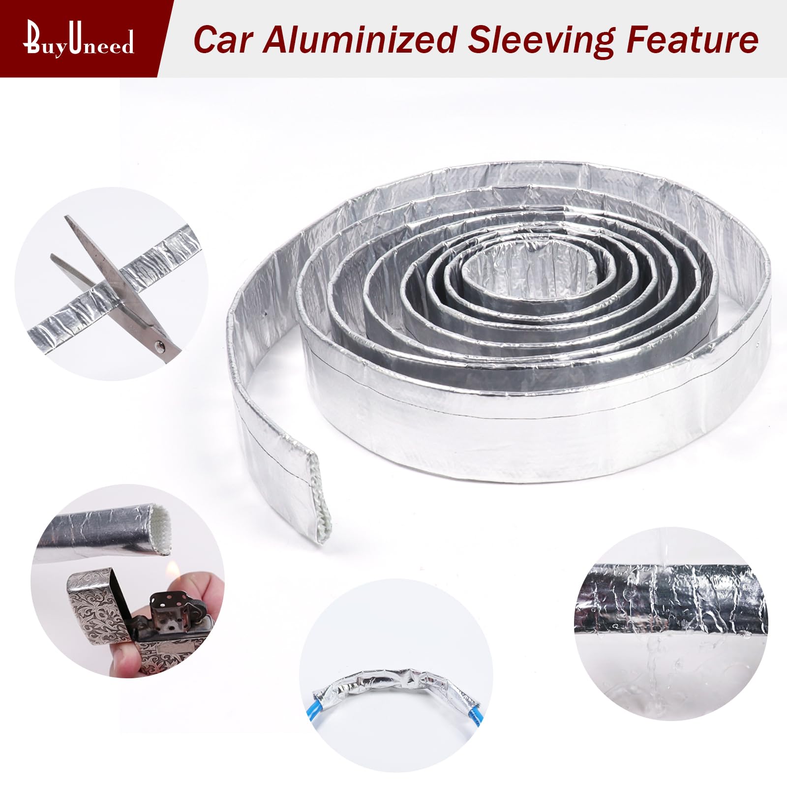 High-Temperature Aluminized Heat Sleeving Roll (1