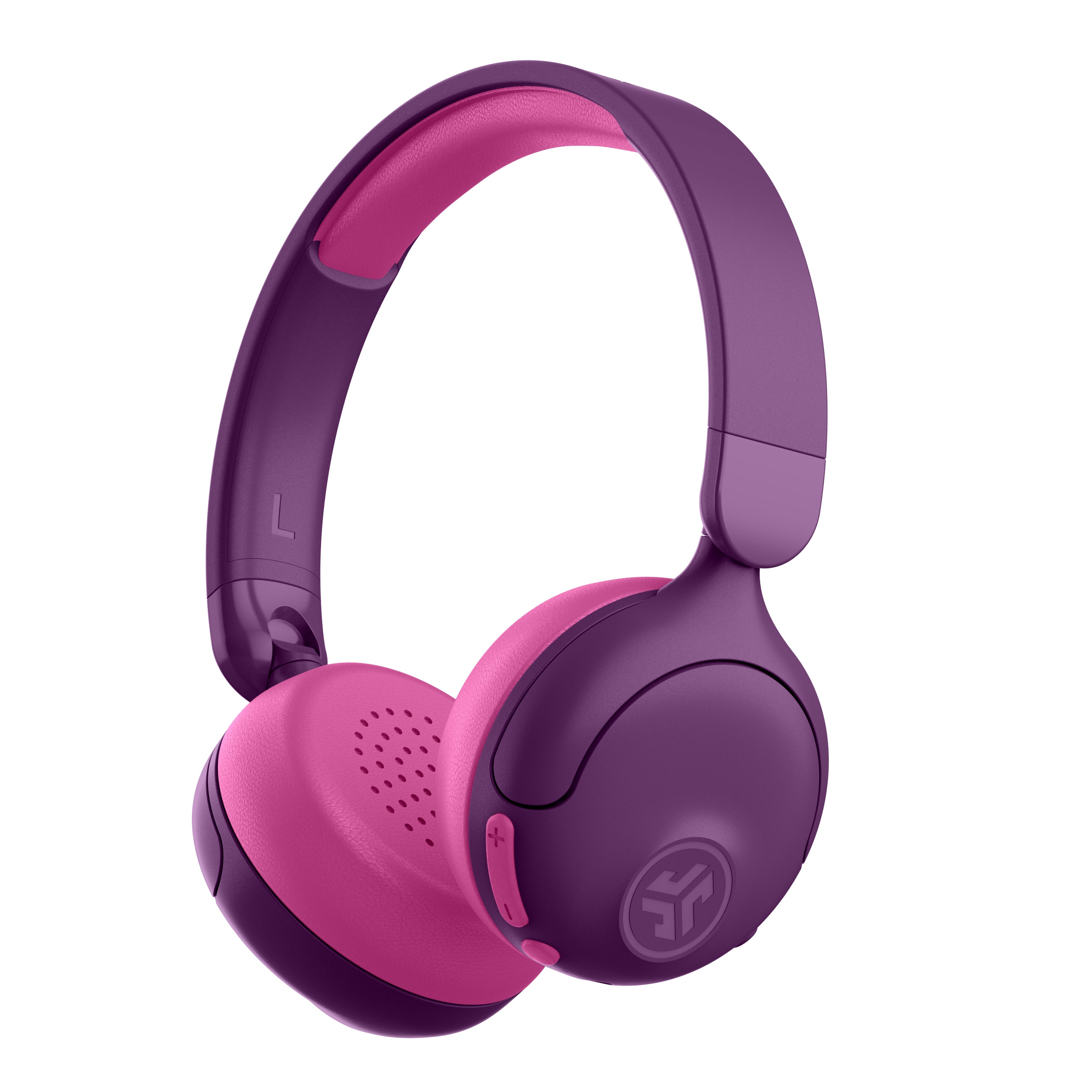 JBuddies ANC Kids Headphones Wireless, Noise Cancelling Headphones for Children - Purple & Pink - Perfect for School, Travel, and Online Learning