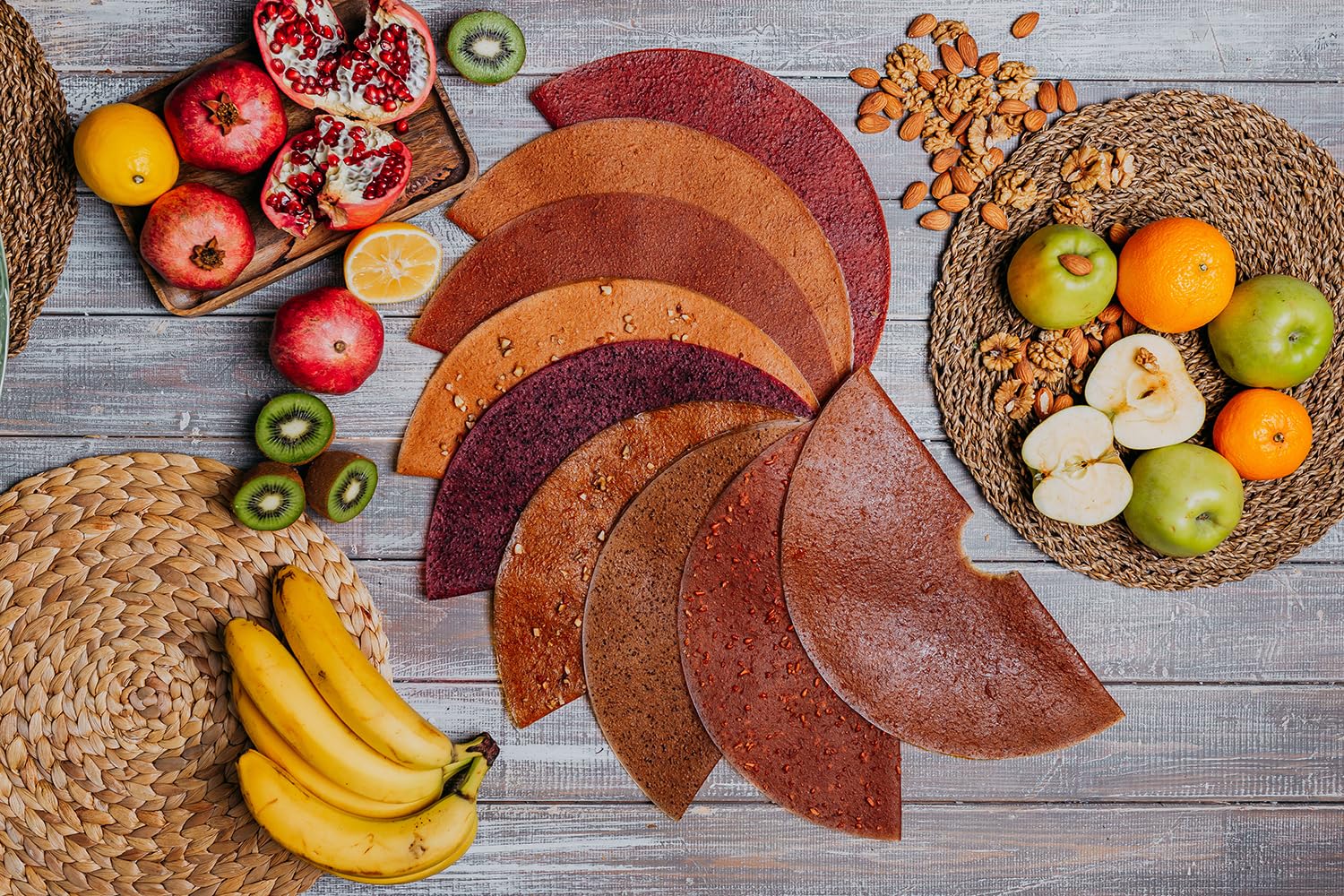 2 Non-Toxic Fruit Leather Silicone Dehydrator Sheets with Edges for Nesco Round Dehydrators - Reusable, Flexible & Non-Stick for Fruit Roll Ups, Batter & Liquid Containment - Perfect for Homemade Fruit Snacks, Dehydrating Herbs & DIY Food Preservation