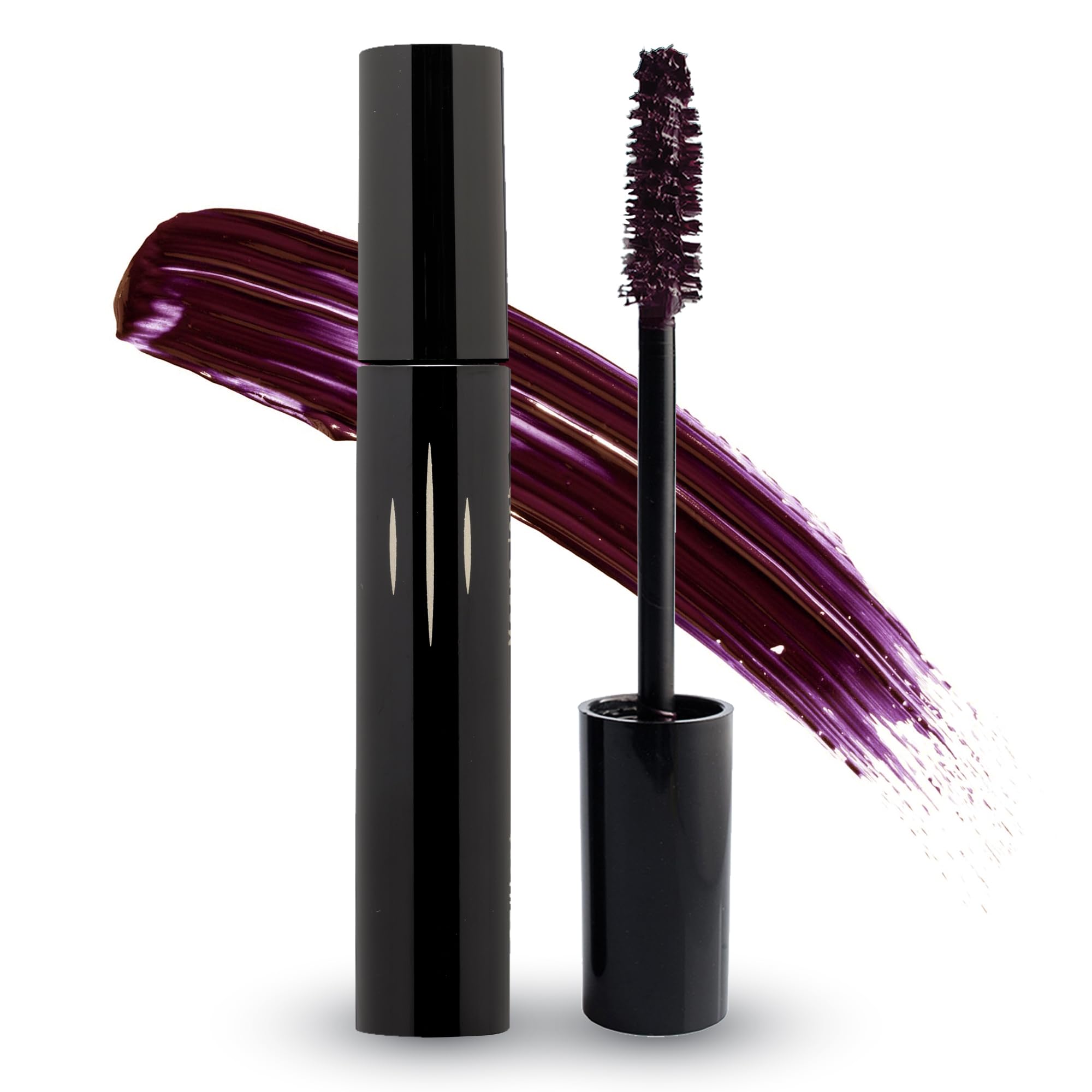 Radiant Professional Mascara for Volume & Length - Volumizing & Curling Mascara for Women of All Ages - 0.43oz Plum Brown - Perfect for Everyday Wear, Date Nights & Special Occasions