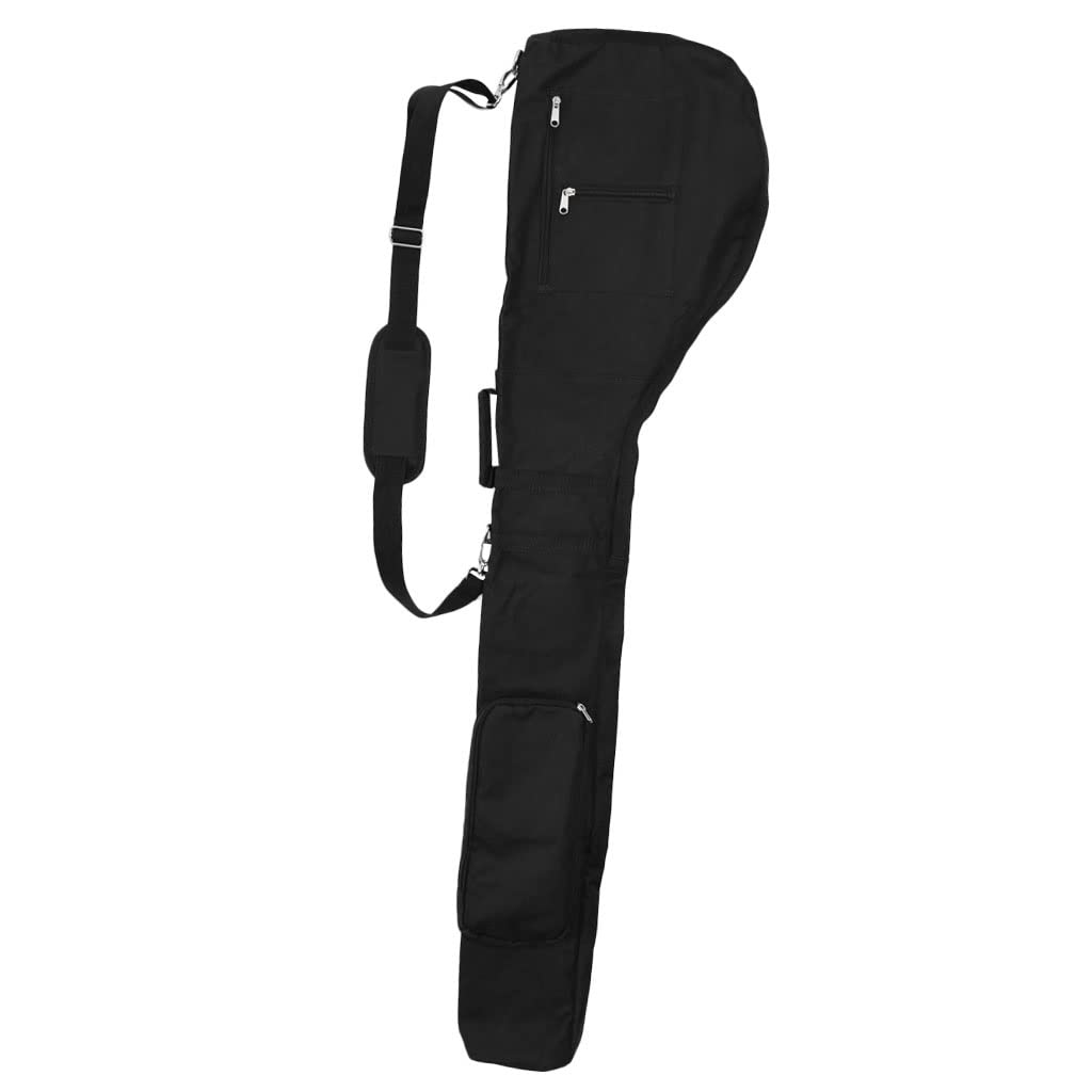 Premium Golf Club Travel Bag with Handle & Strap - Durable Nylon Golf Club Cover for Training, Practice & Travel - Perfect for Airplane, Car Storage & Golf Course Protection (Color: A)