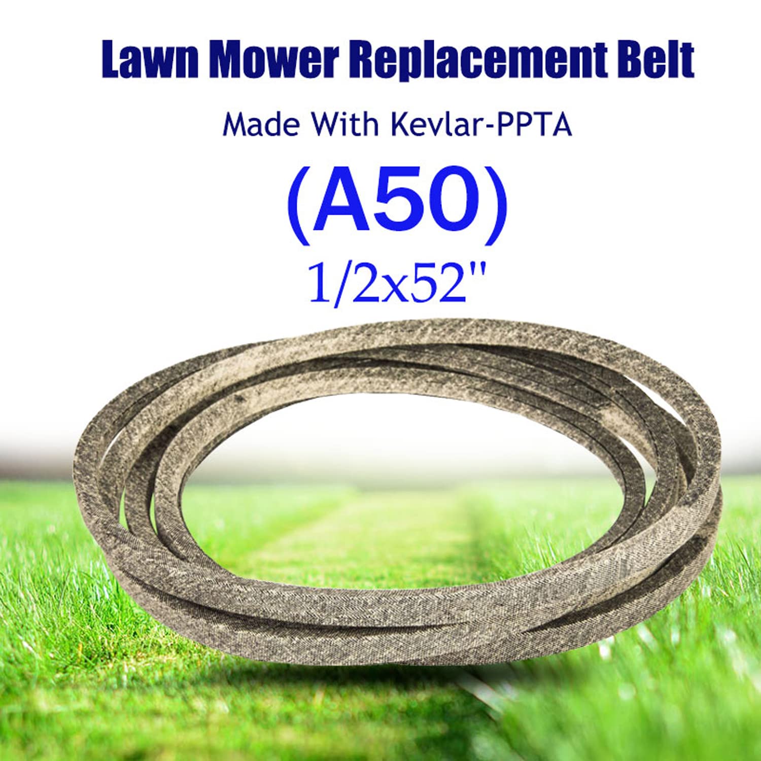 High-Quality Kevlar Lawn Mower Replacement Belt - Compatible with A/YP 132801, A/YP 532132801, R/oper 532132801 & S/Ears 532132801 (1/2
