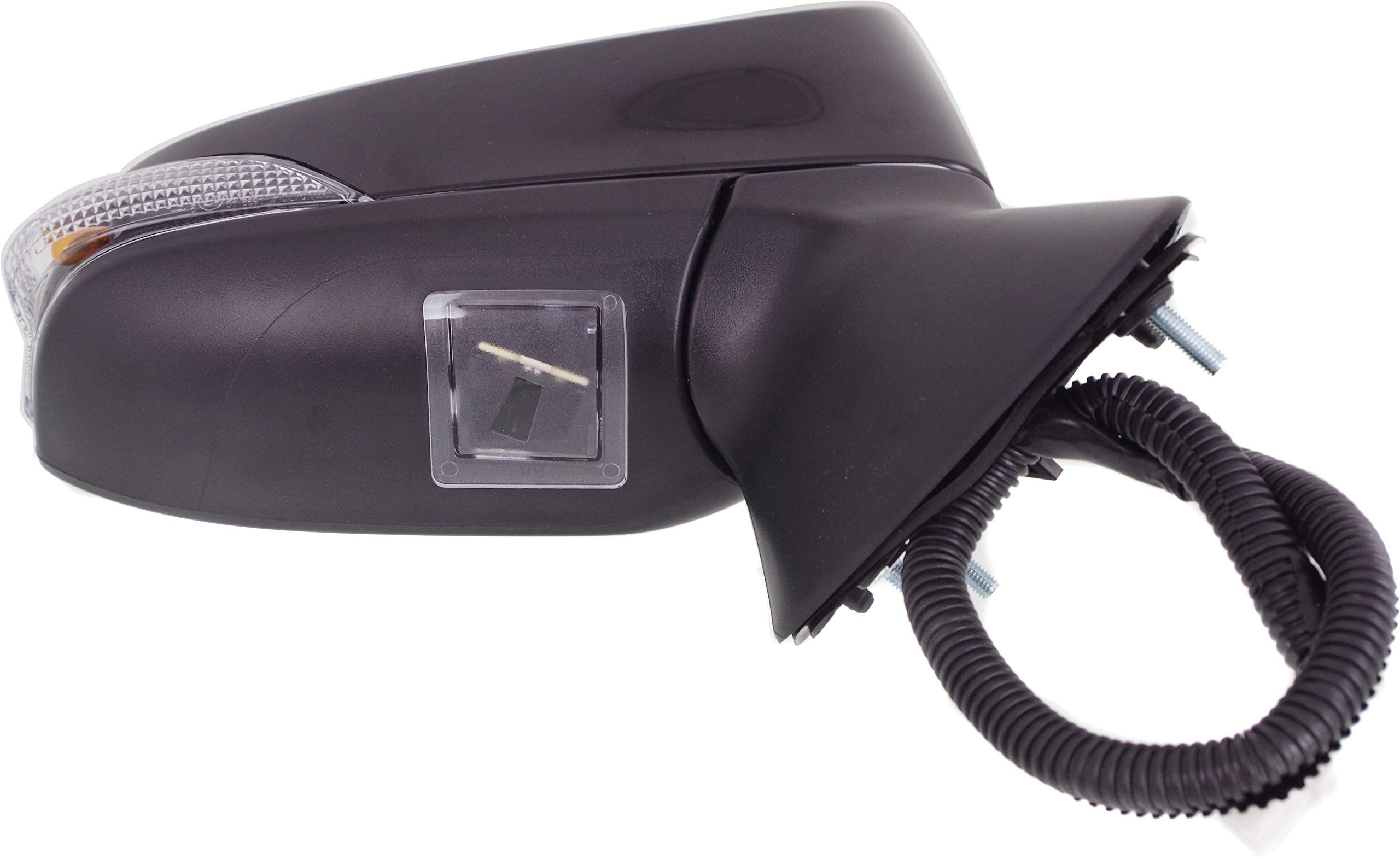 Garage-Pro Heated Power Glass Side Mirror with Blind Spot Detection & Signal Light - Compatible with 2013-2014 Toyota Venza Passenger Side | Perfect for Night Driving and Parking Safety