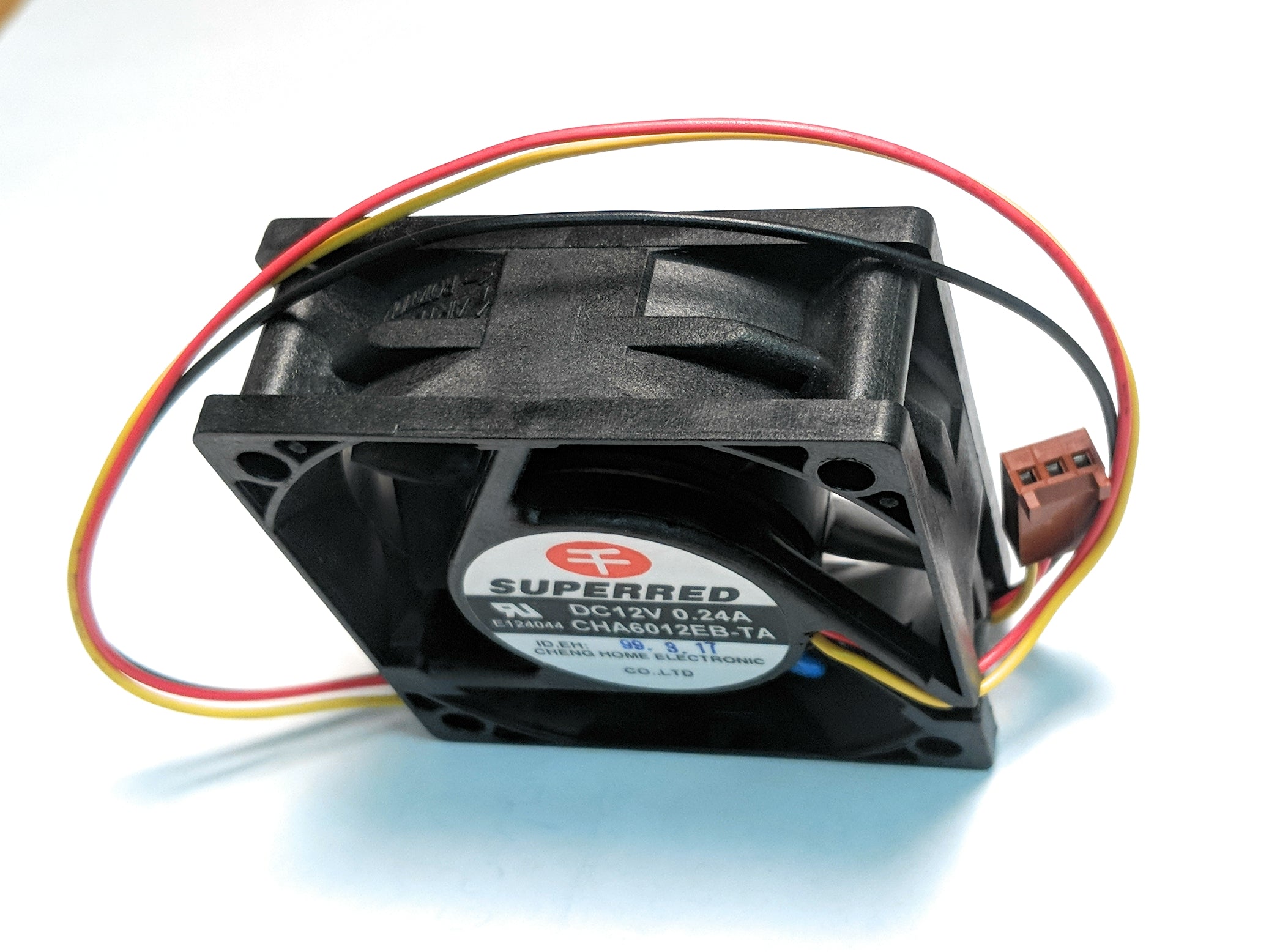 Superred 60mm x 60mm x 23mm Thermistor Cooling Fan CHA6012EB TA - High Performance PC Case & Electronics Cooling Solution for Computers, Servers, and Gaming Rigs