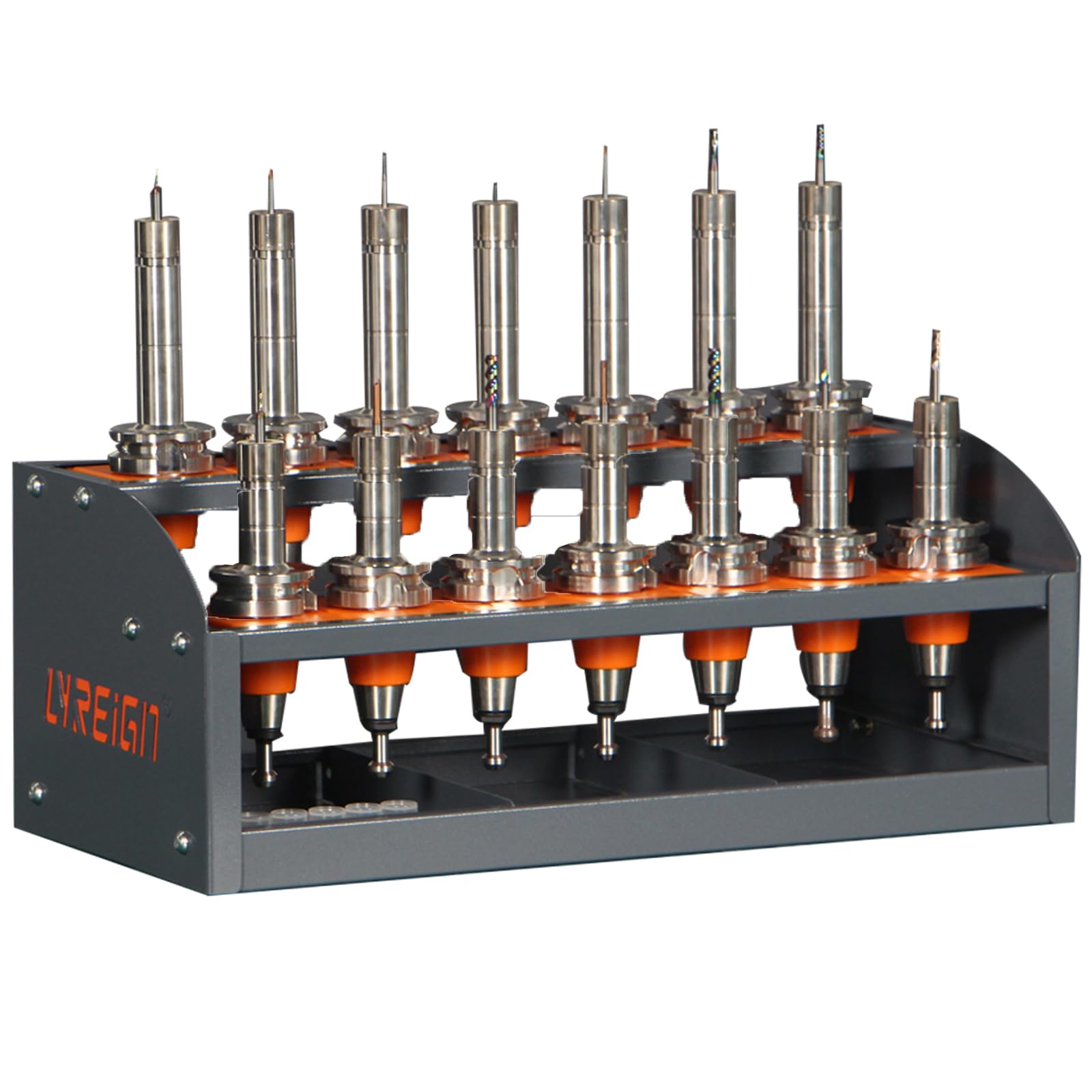 BT40 CNC Tool Rack & CAT40 CNC Tool Holder Organizer - Heavy Duty Desktop Storage System for CNC Machines, Workshops & Warehouses - Perfect for Machining Centers & Tool Organization