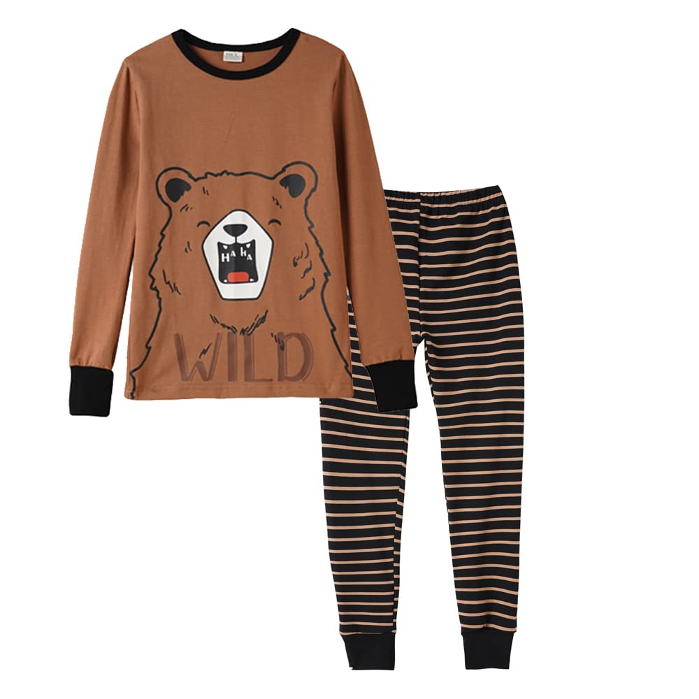 Boys Pajama Set - Long Sleeve Sleepwear for Kids & Toddlers - Perfect for Bedtime & Lounging