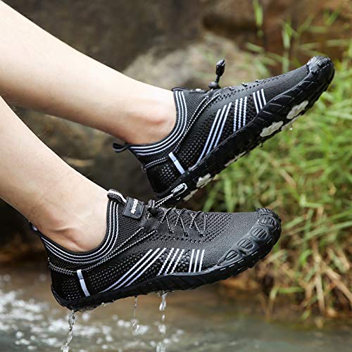 **Men's & Women's Barefoot Trail Running Shoes - Minimalist Wide Toe Hiking Footwear | Non-Slip Quick-Dry Water Shoes for Beach, Swimming & Walking | 2024 Couple Wading Sneakers**    *(Use for: Trail Running, Hiking, Beach Walks, Swimming, Water Sports & Casual Wear)*