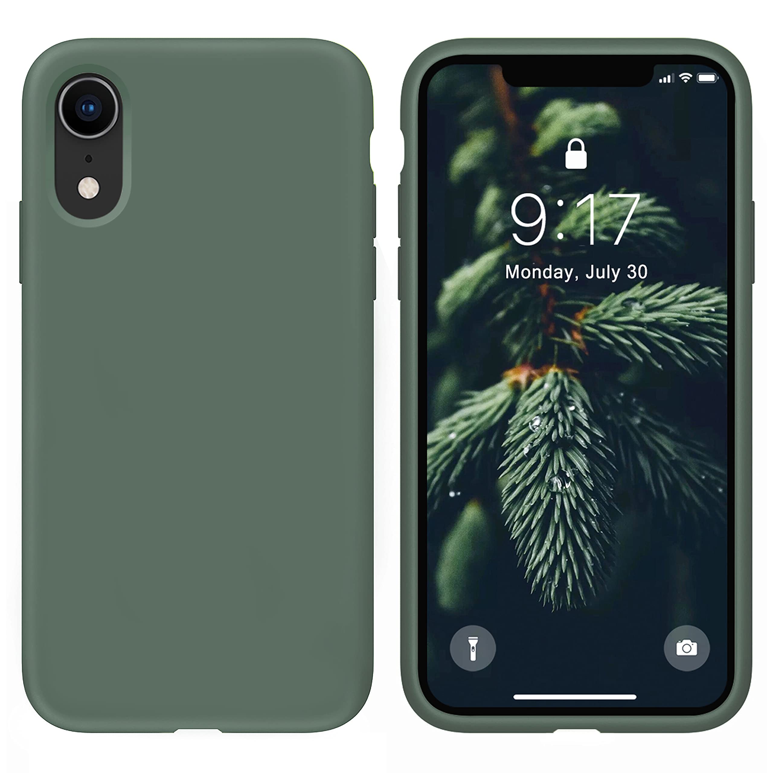 Premium Liquid Silicone iPhone XR Case 6.1 Inch - Ultra Slim Shockproof Protective Cover with Soft Microfiber Lining | Perfect for Daily Use, Travel & Outdoor Activities