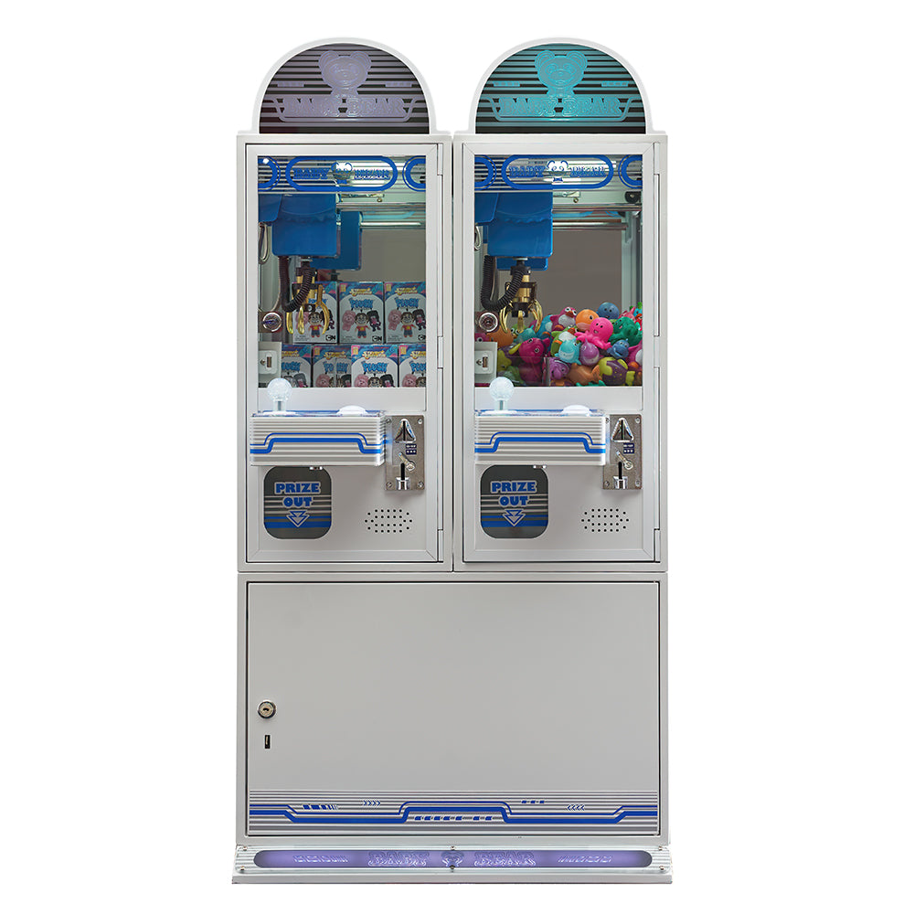 Baby Bear 2 Player Arcade Crane Game Machine for Kids - Fun Prize Claw Toy for Birthday Parties, Carnival Games & Family Entertainment