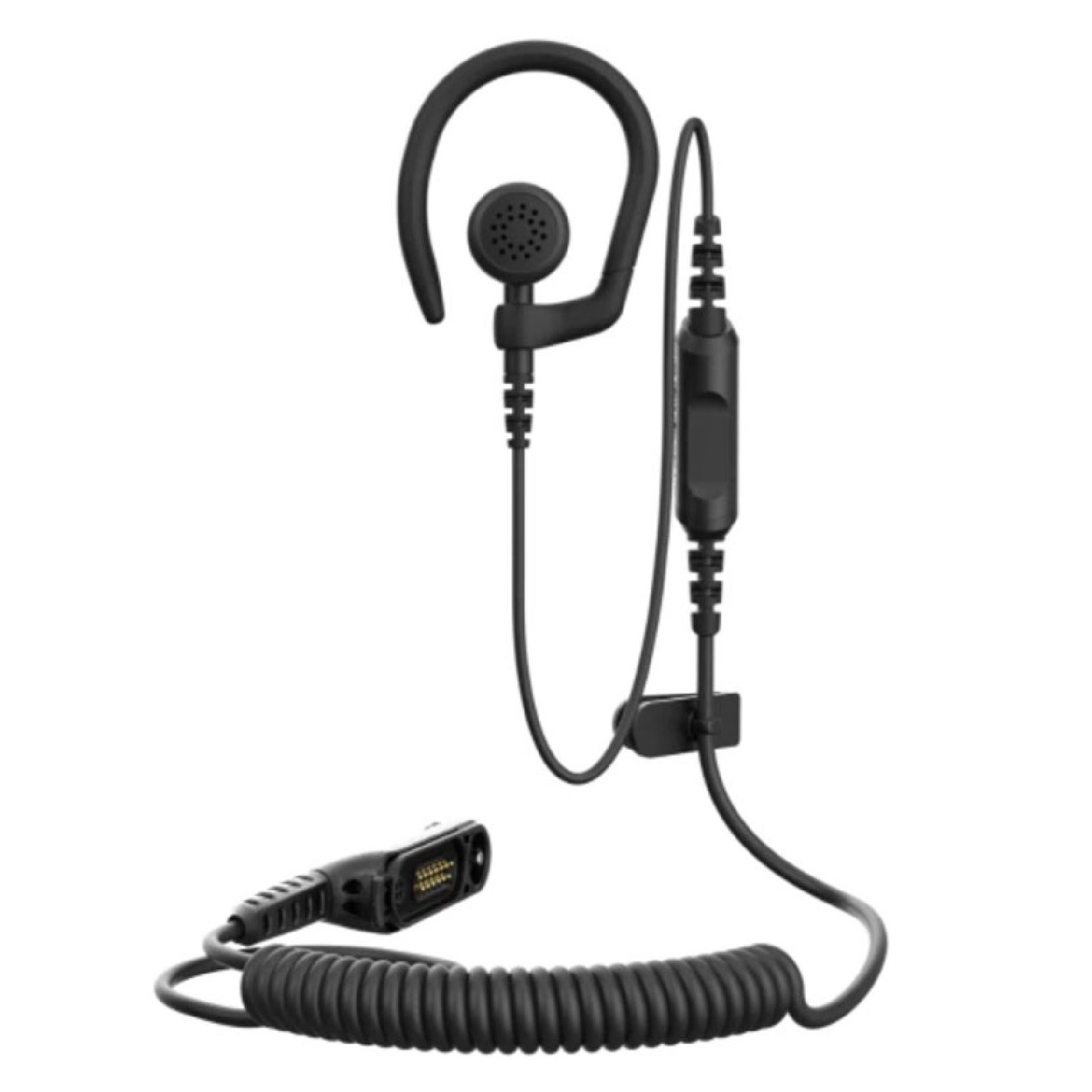 Motorola PMLN8337 IMPRES Single Earbud with Removable Earhook - Secure Wireless Headset for Business, Fitness & Outdoor Activities