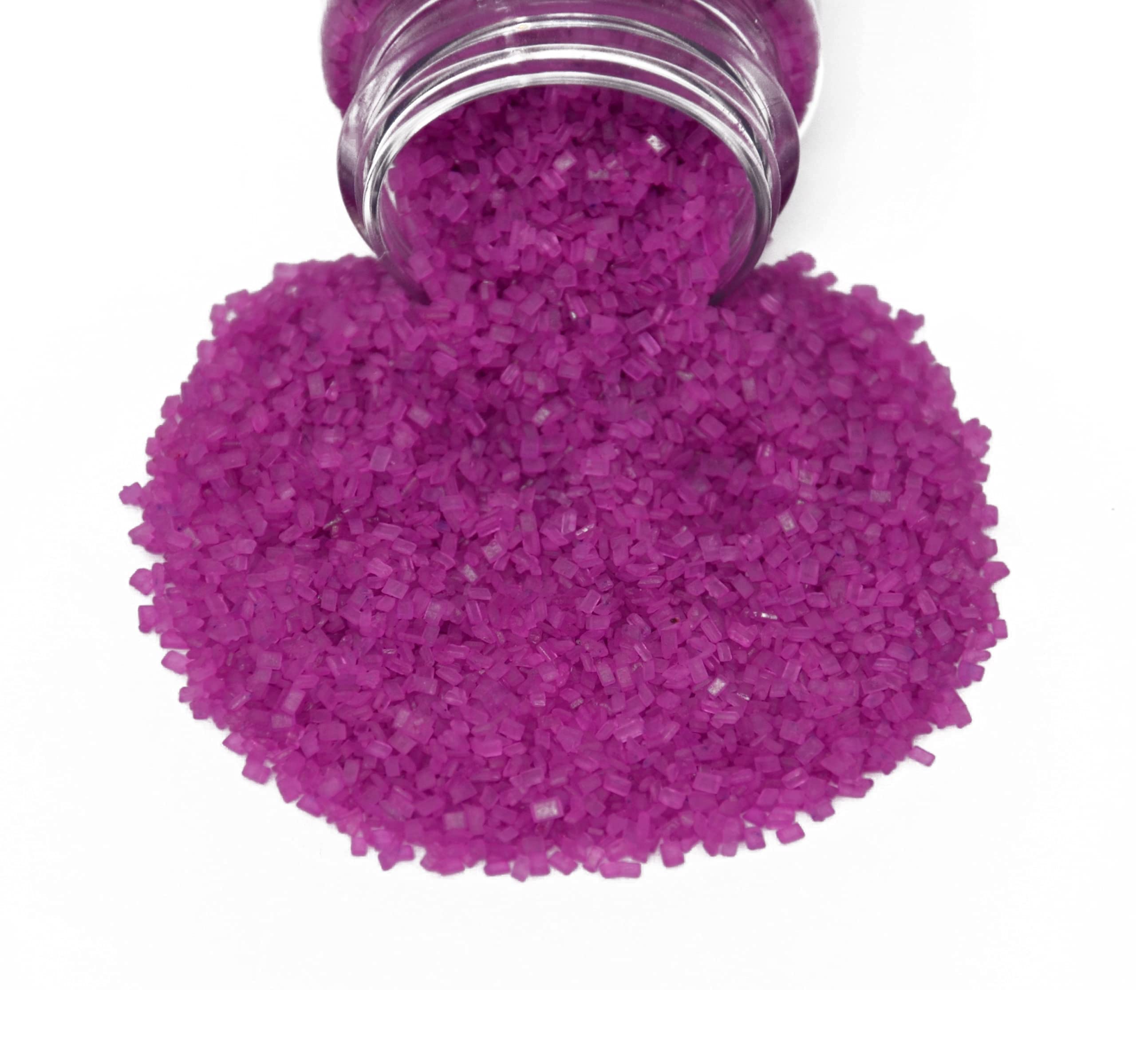 Mystic Sprinkles Sugar Crystals 4.2oz - Purple for Baking & Decorating