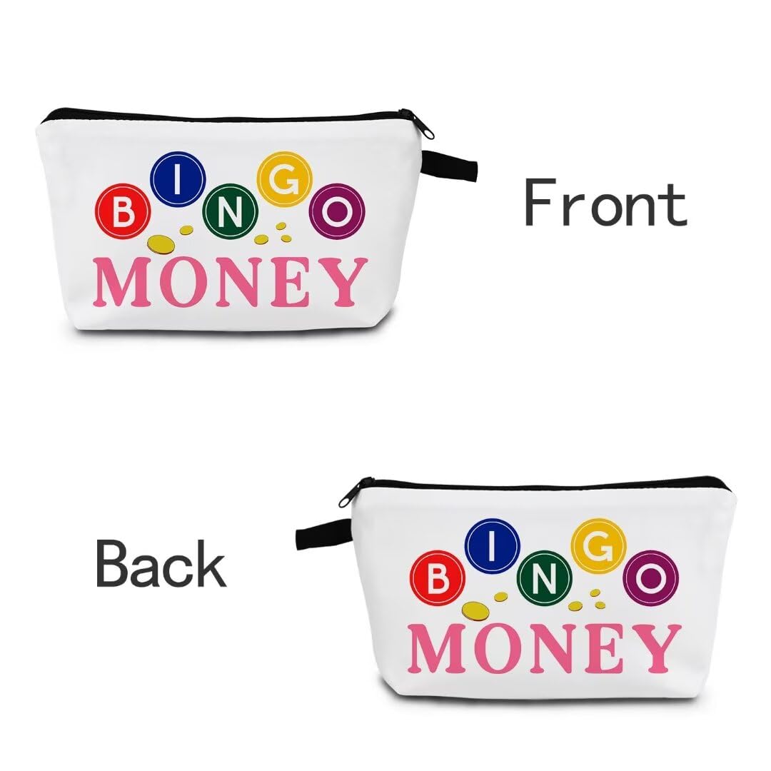 BINGO Travel Makeup Bag for Women - Small Cosmetic Organizer for Gifts & Toiletry