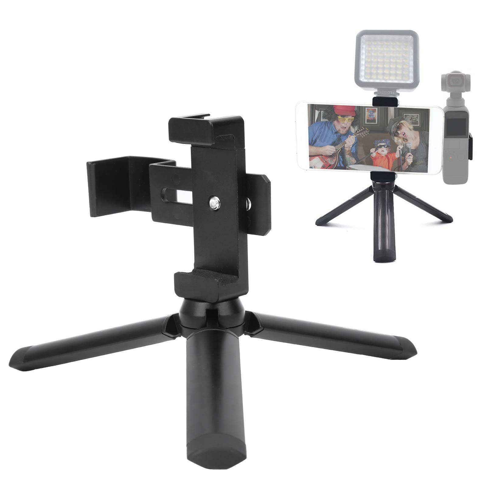 Sturdy Tripod Bracket & Camera Stand - Non-Slip Phone Mount with 1/4