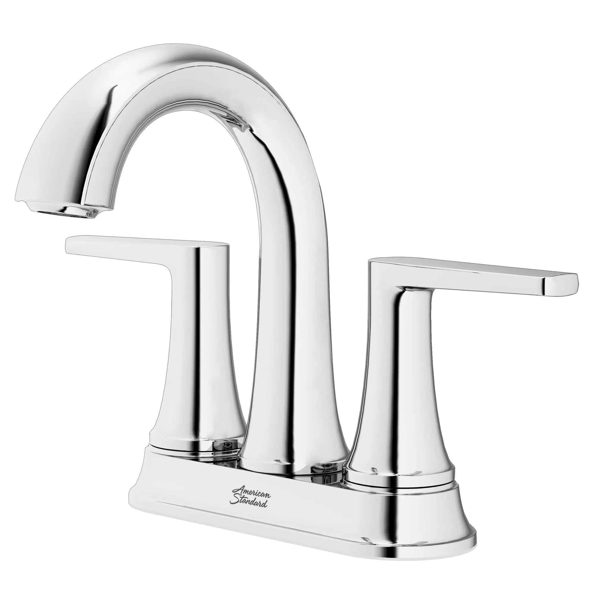 Becklow Two Handle 4 Inch Centerset Bathroom Faucet - Chrome Finish, Water-Saving Design for Sink Vanity - Perfect for Modern Home & Guest Bathroom Renovation