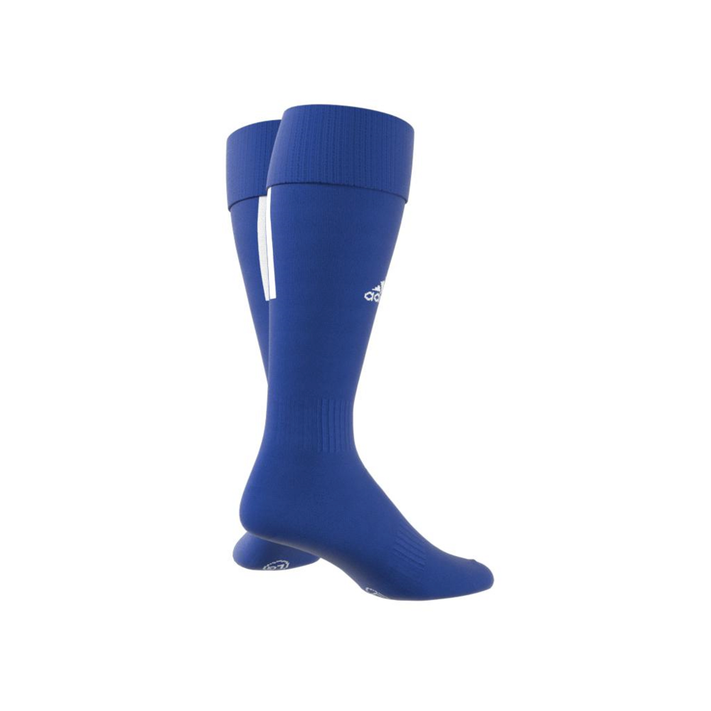 Adidas Santos 18 Soccer Socks - Blue & White Football Crew Socks for Men & Women - Perfect for Training, Matches & Sports Performance