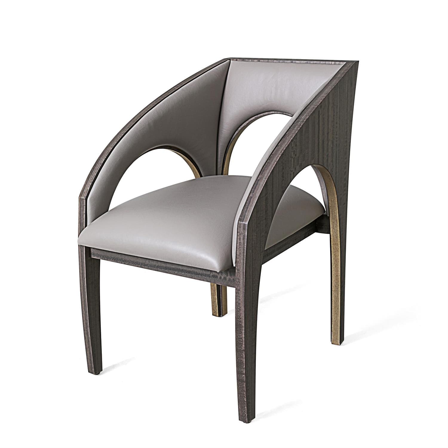 Arches Occasional Chair - Modern Accent Chair for Living Room, Bedroom & Office - Stylish Upholstered Armchair with Wooden Legs - Perfect for Reading, Relaxing & Decorating