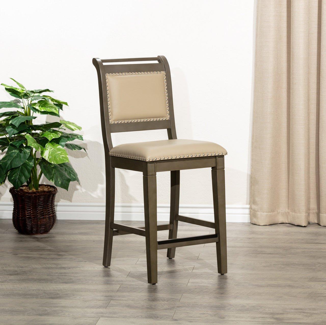 Centennial 30-Inch Bar Stool & 24-Inch Counter Stool Set - Modern Kitchen & Dining Room Furniture for Home, Bar, Restaurant & Cafe Use