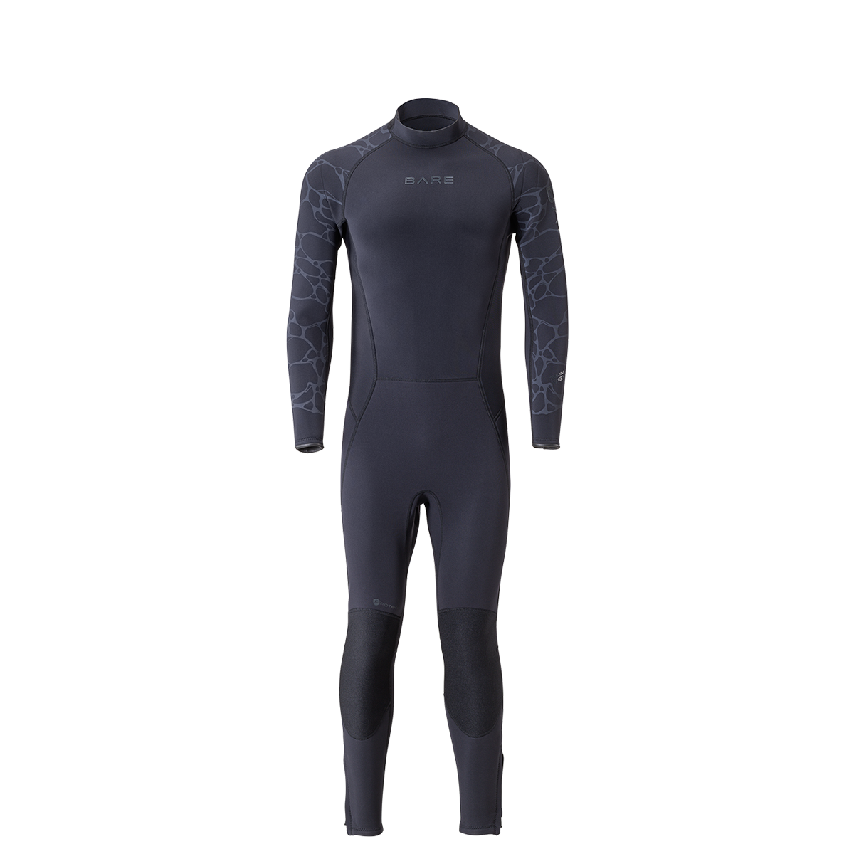 Bare 3mm Velocity Ultra Full 2.0 Black Wetsuit - Premium Neoprene Scuba Diving & Surfing Gear for Cold Water Adventures