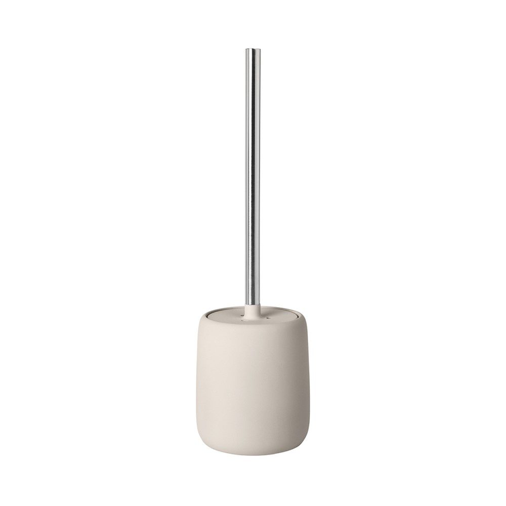 BLOMUS Sono Toilet Brush - Stainless Steel Bathroom Cleaning Tool, 39cm/15.3in Height, Moonbeam Color - Perfect for Modern Toilets, Small Bathrooms & Hygienic Home Cleaning