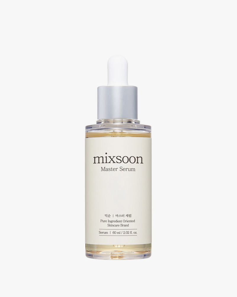 Mixsoon Master Serum - Korean Anti-Aging Face Serum with Hyaluronic Acid & Niacinamide for Hydration & Brightening | Perfect for Daily Skincare Routine & Night Treatment