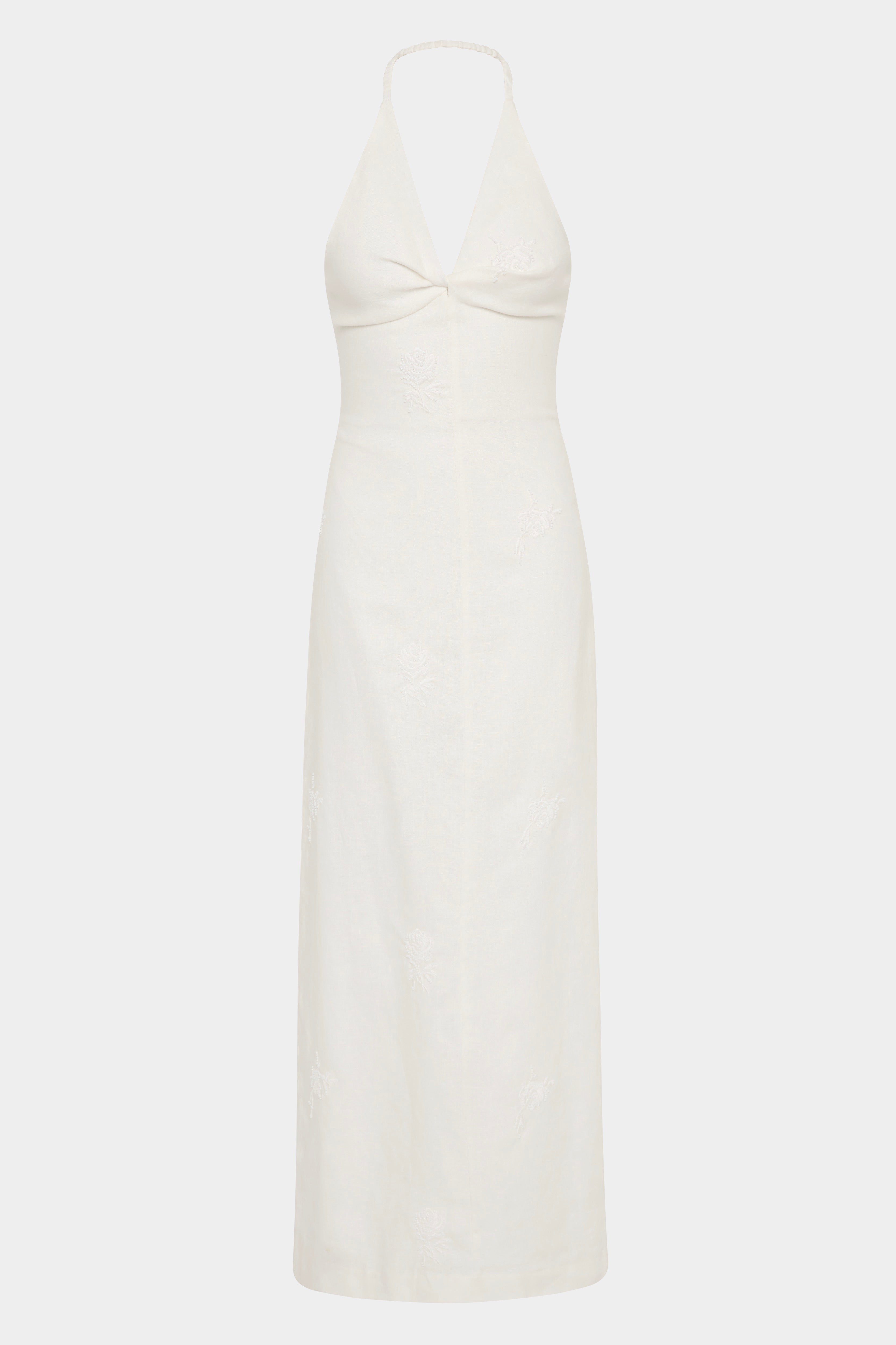 Alessandra Women's Midi Dress - Elegant Flowy Summer Dress for Casual Outings, Parties & Beach Vacations