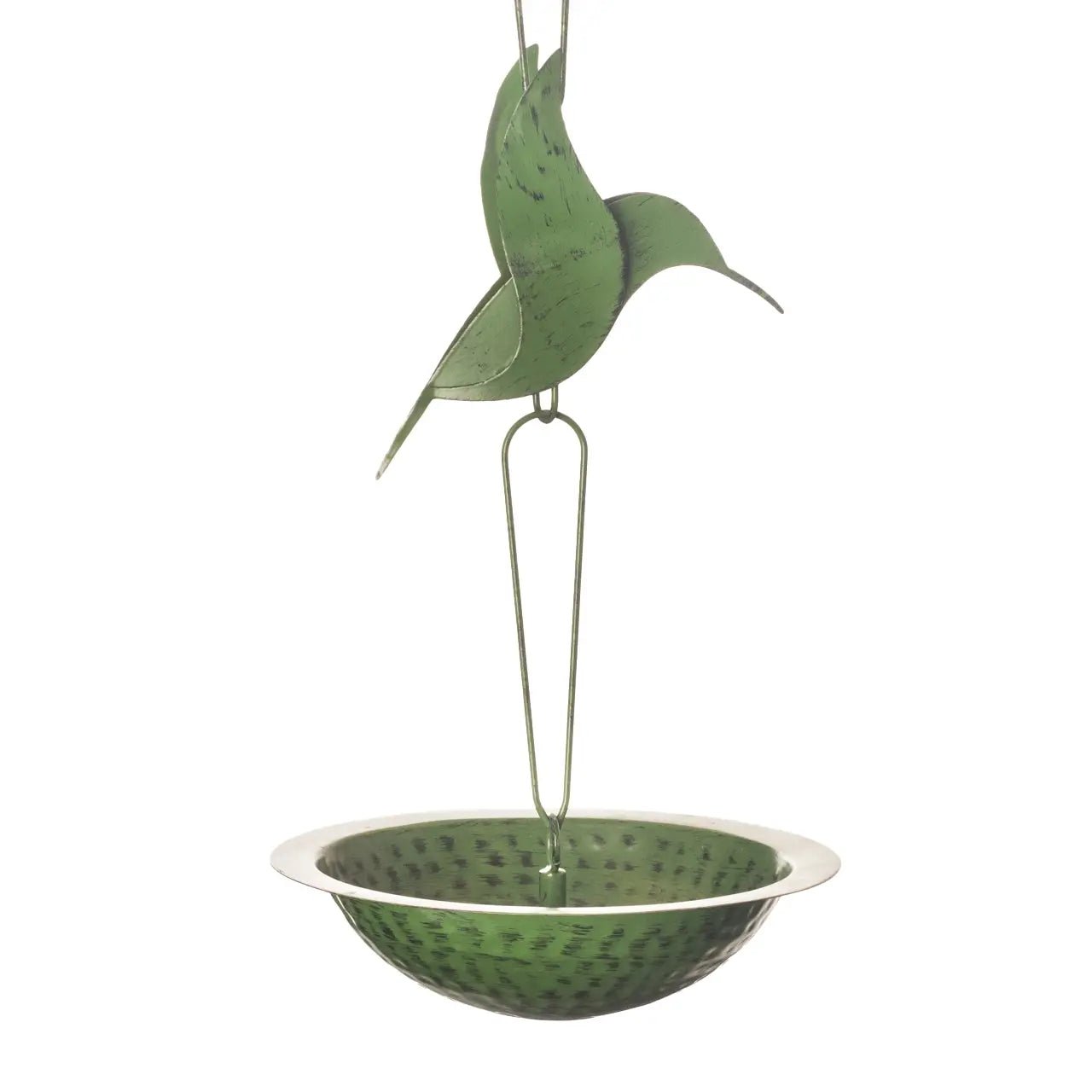 Hummingbird Rain Chain - Decorative Garden Downspout for Water Drainage - Perfect for Outdoor Patio, Yard, and Garden Decor