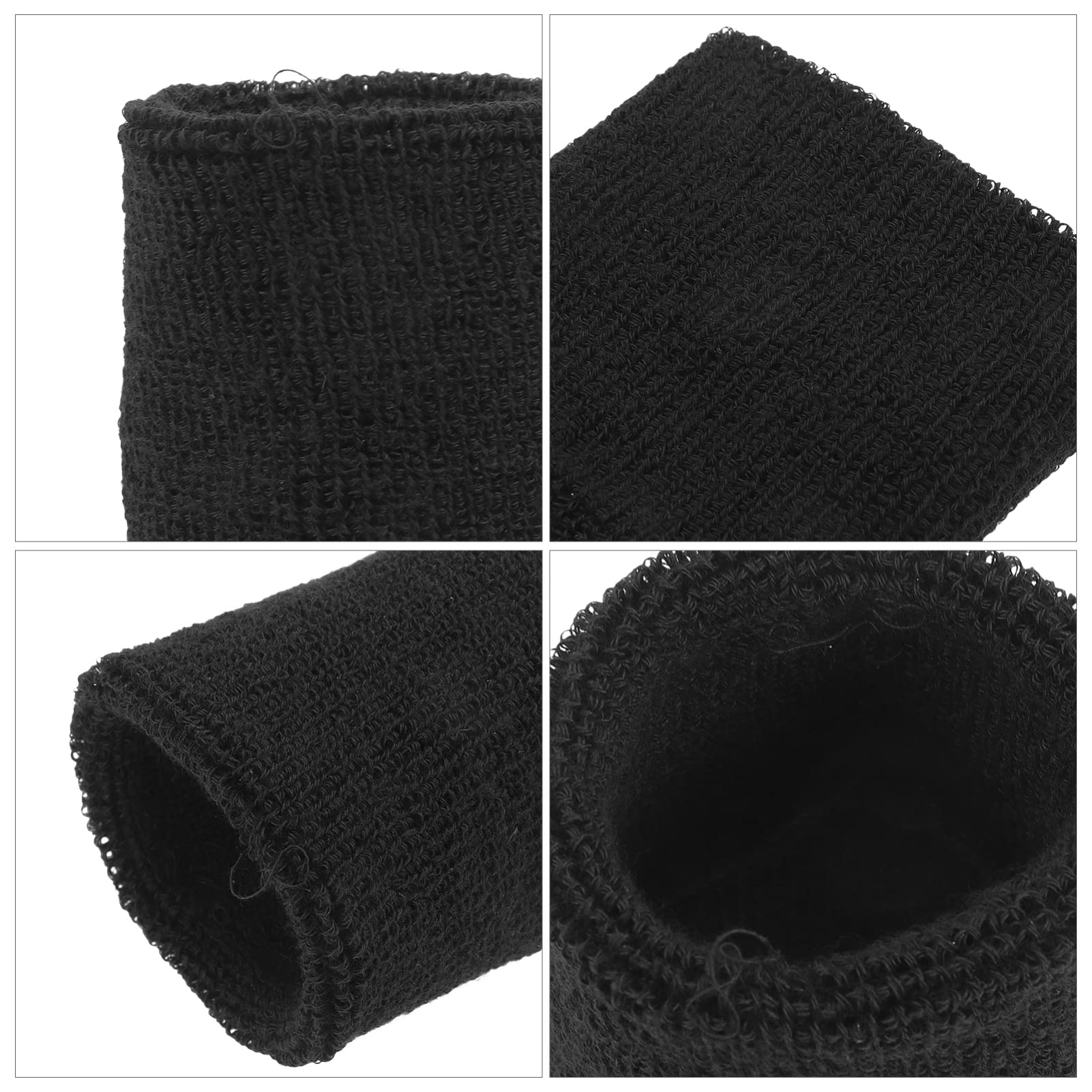 6 Pack Sweat Wristbands for Men & Women - Breathable Tennis Wristbands for Sports, Gym, Dance & Workout - Non-Slip Exercise Bands for Basketball, Running, Yoga & Fitness Activities
