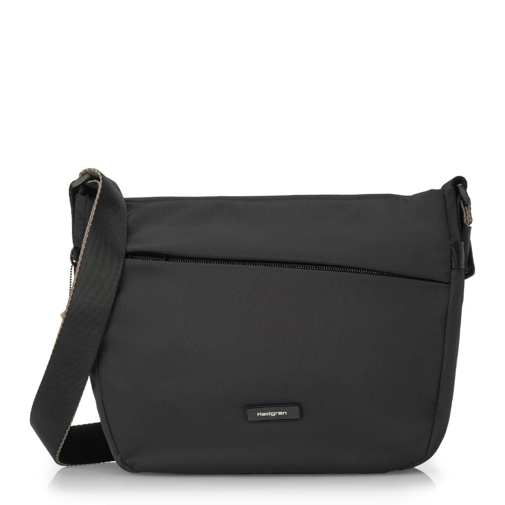 Hedgren Gravity Medium Crossbody Shoulder Bag for Women - Lightweight & Durable Travel Purse, Perfect for Work, Shopping & Daily Use - Black