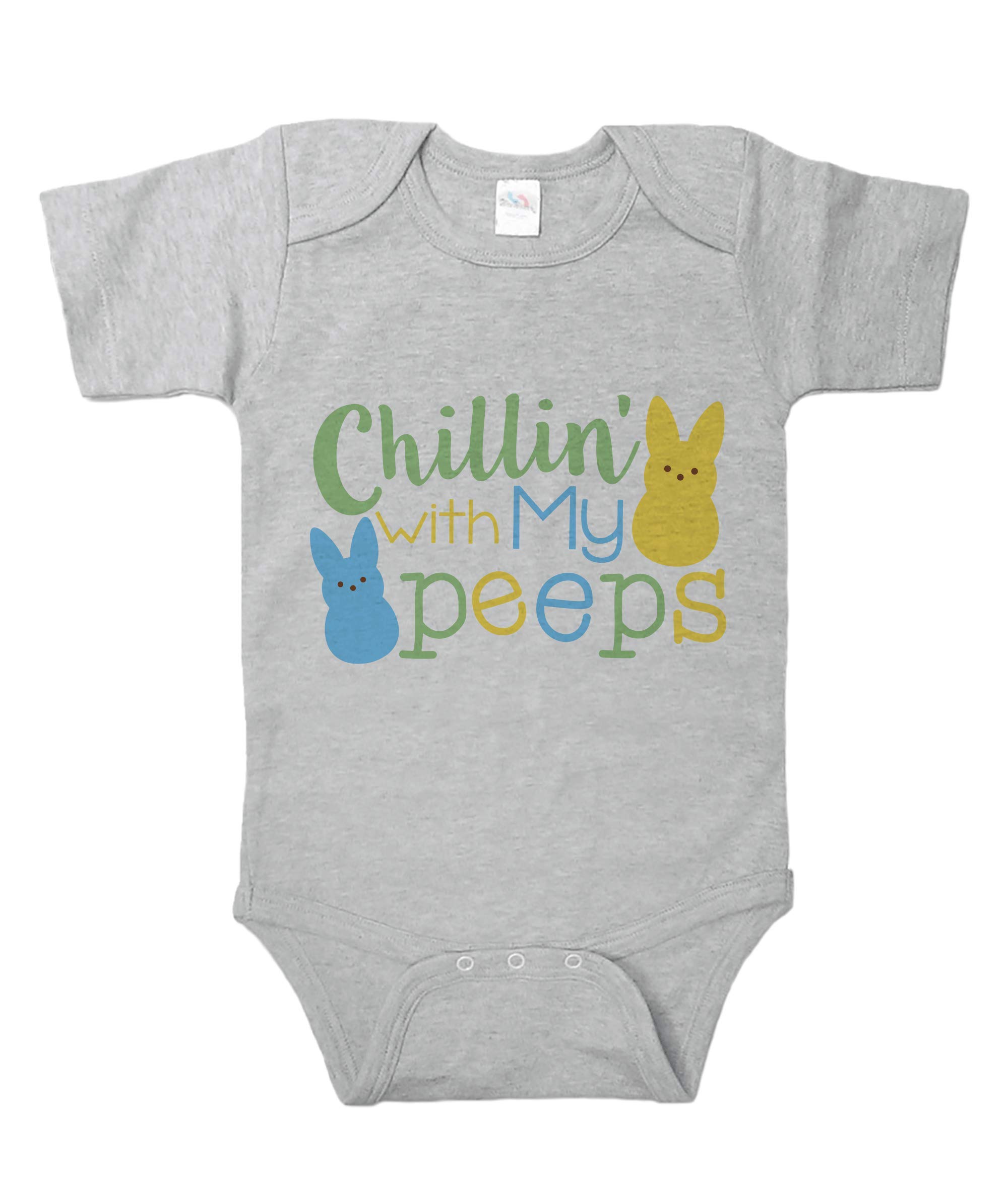 7 Ate 9 Apparel Boys' Funny Easter One-Piece Romper - Cute Baby Outfit for Easter Sunday, Spring Photoshoots & Holiday Family Gatherings