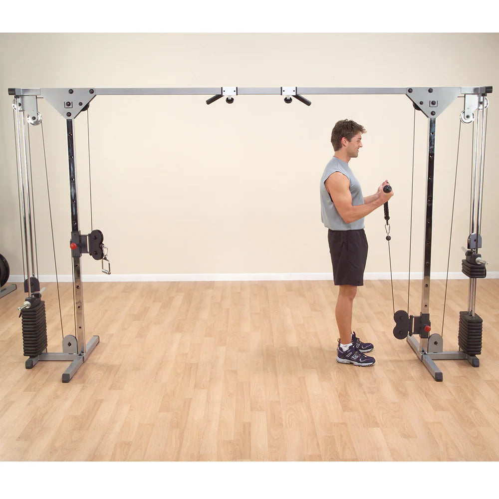 Premium Cable Crossover Machine for Home & Gym - Strength Training Equipment for Chest, Back & Shoulder Workouts - Perfect for CrossFit, Bodybuilding & Functional Fitness