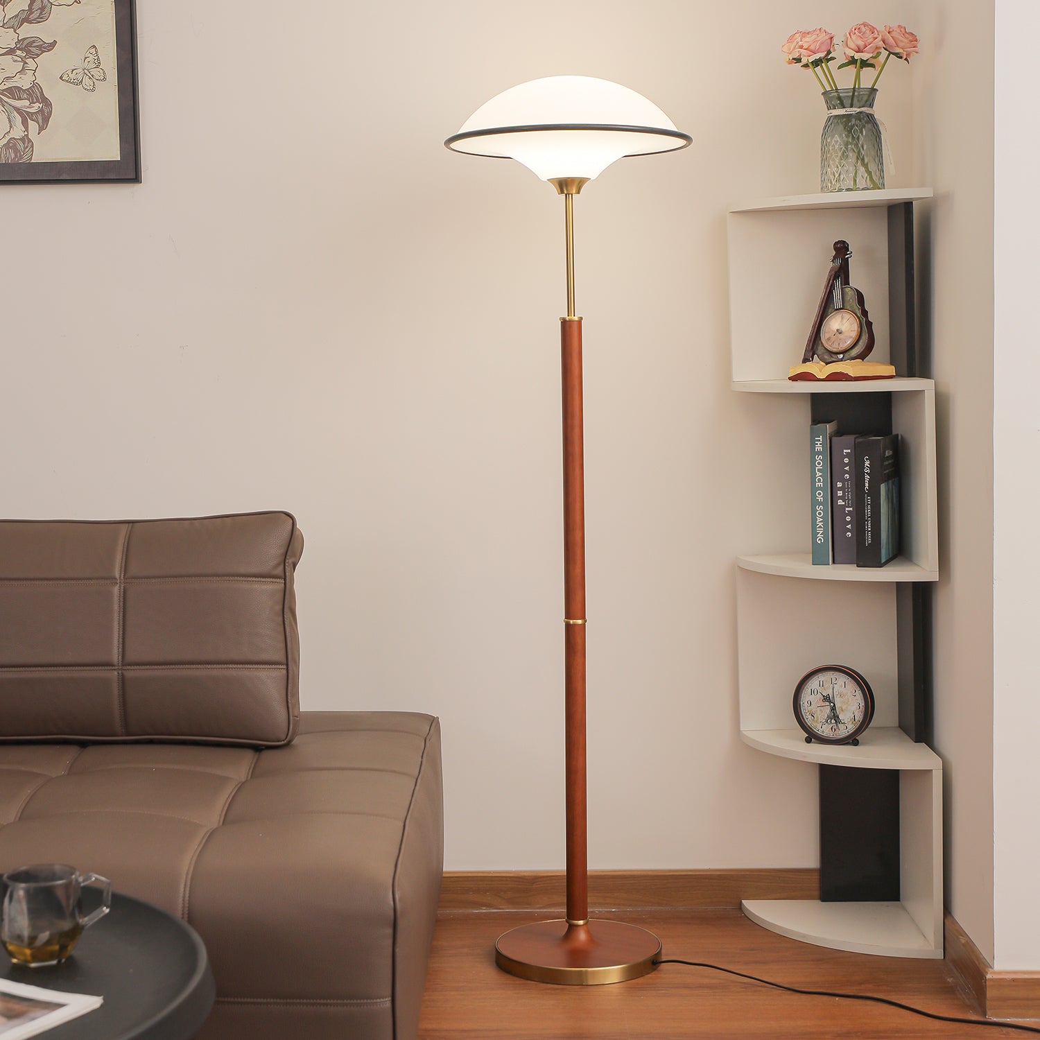 Arthur Modern LED Floor Lamp - Adjustable Brightness & Color Temperature for Living Room, Bedroom, or Office Lighting
