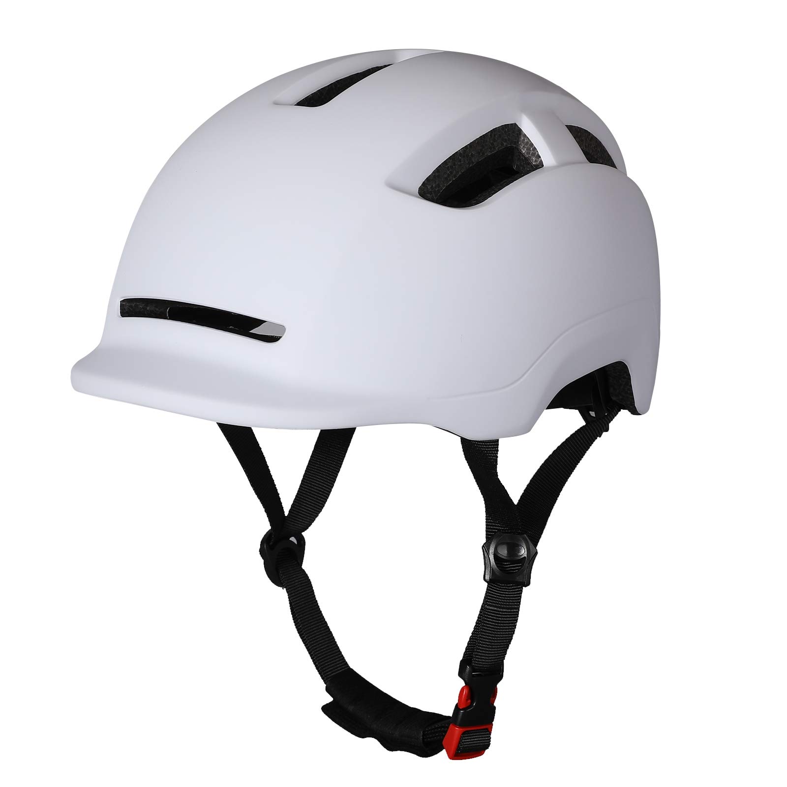Best Adult Bike Helmet with Built-in LED Taillight for Men & Women - Lightweight & Ventilated for Urban Commuting, E-Bike, Scooter & Skateboard Riding - Perfect for Night Cycling Safety